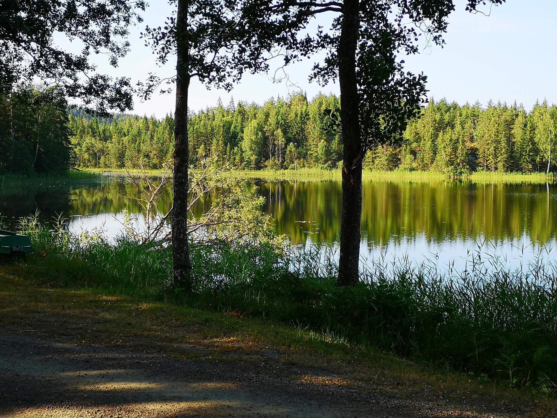 Knusse stuga aan het Lillesjö meer met eigen terras en visstek op 20 meter - foto 16