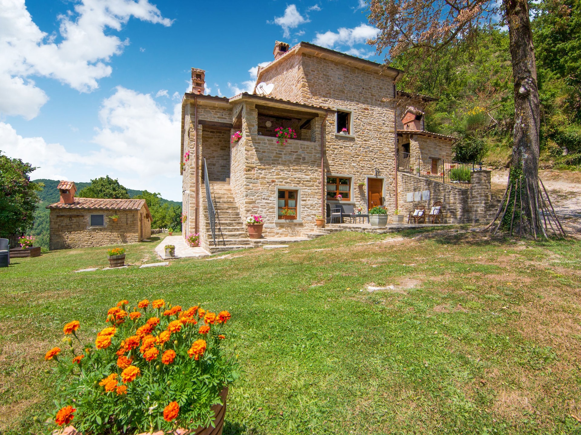 Privézwembad en rust in vakantiehuis Frigino, Città di Castello - foto 1