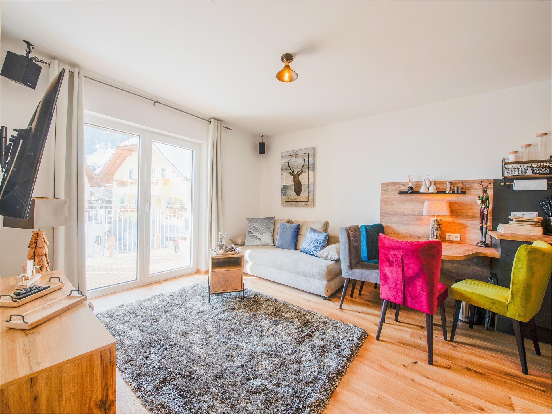 Stijlvol appartement in Mauterndorf met bergzicht, skibus voor de deur - foto 1