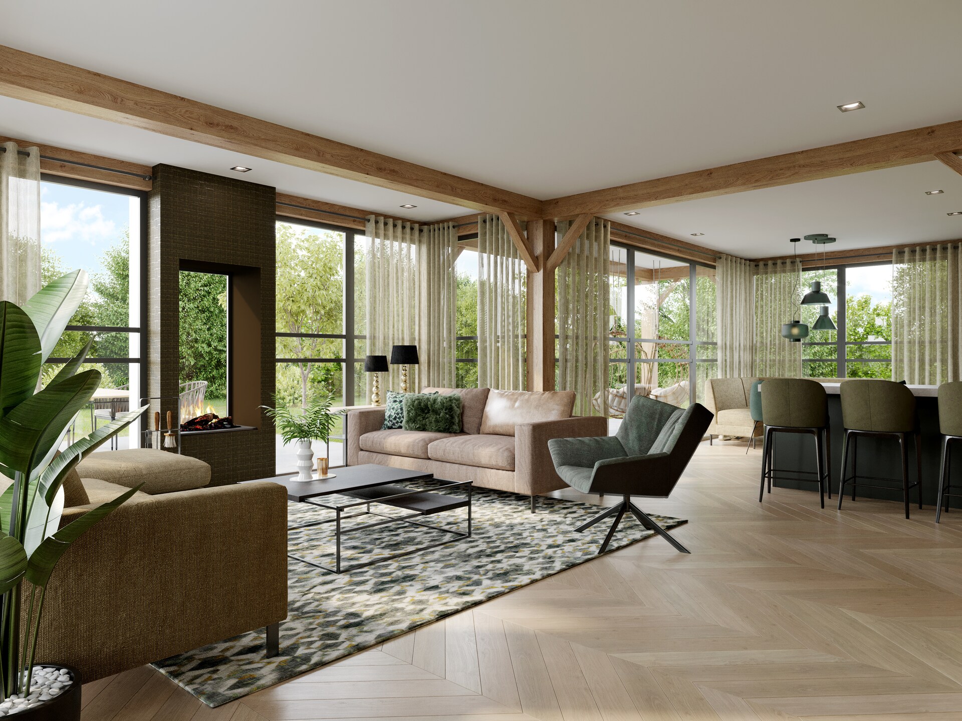 Luxe villa Buytenveldt H6: wellness, bos en strand op Texel - foto 5