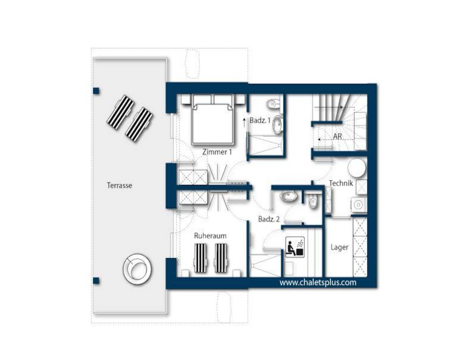 8-persoons luxe chalet aan de piste in Neukirchen · 8 pers. - foto 37