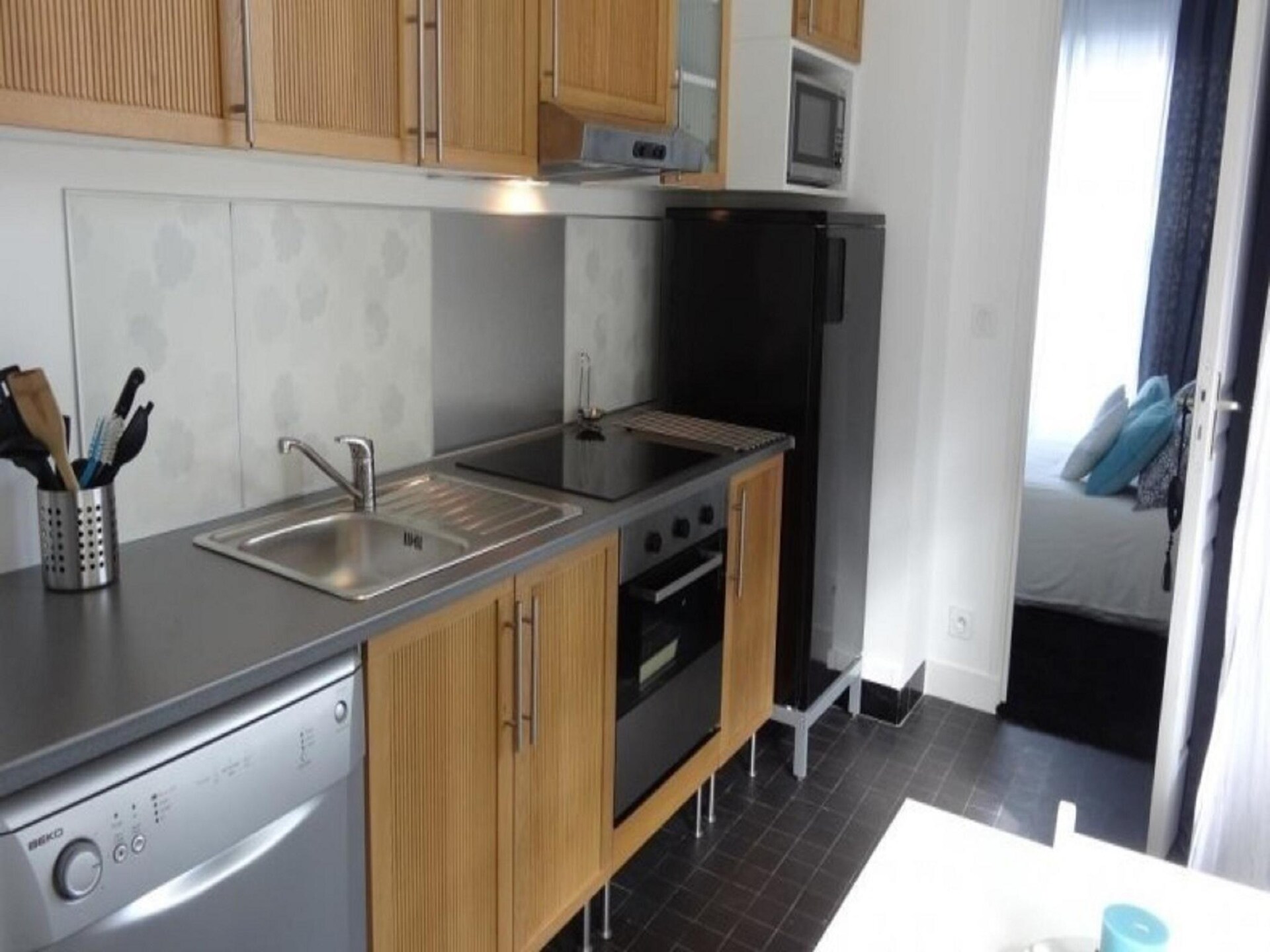 2-persoons appartement Le Petit Marais in centrum Isigny-sur-Mer - foto 3