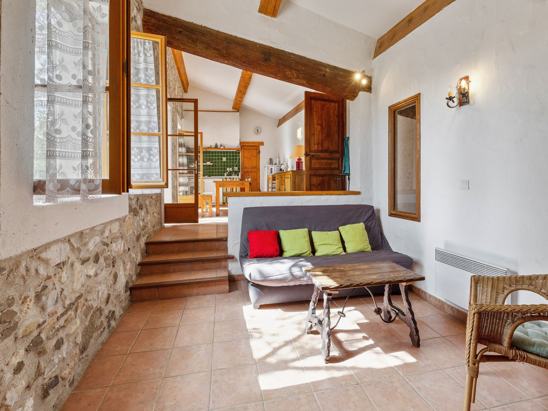 Rustiek vakantiehuis met balkon en tuin in het hart van Tautavel - foto 2