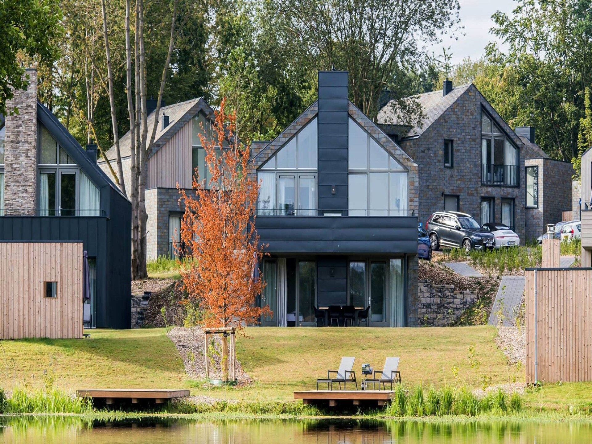 Luxe water villa op vakantiepark Maastricht met privésteiger en 3 slaapkamers - foto 25