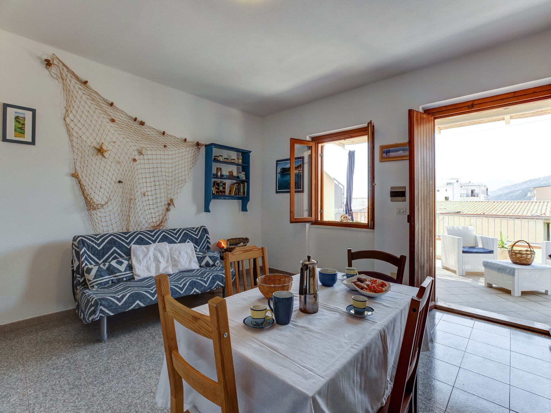 Knus appartement in Cala Gonone, 500m van strand - foto 1