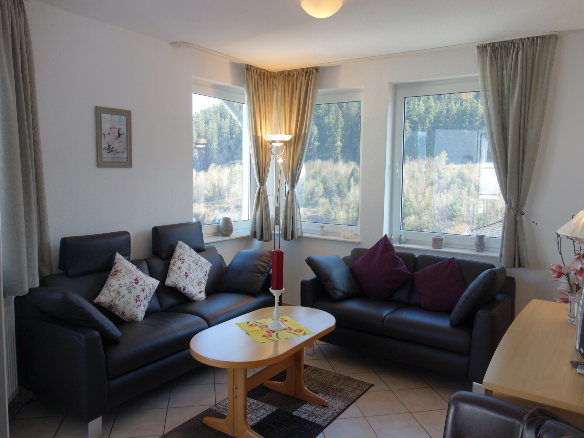 Centraal appartement in Willingen met uitzicht op het Ittertal, vlakbij de piste - foto 2