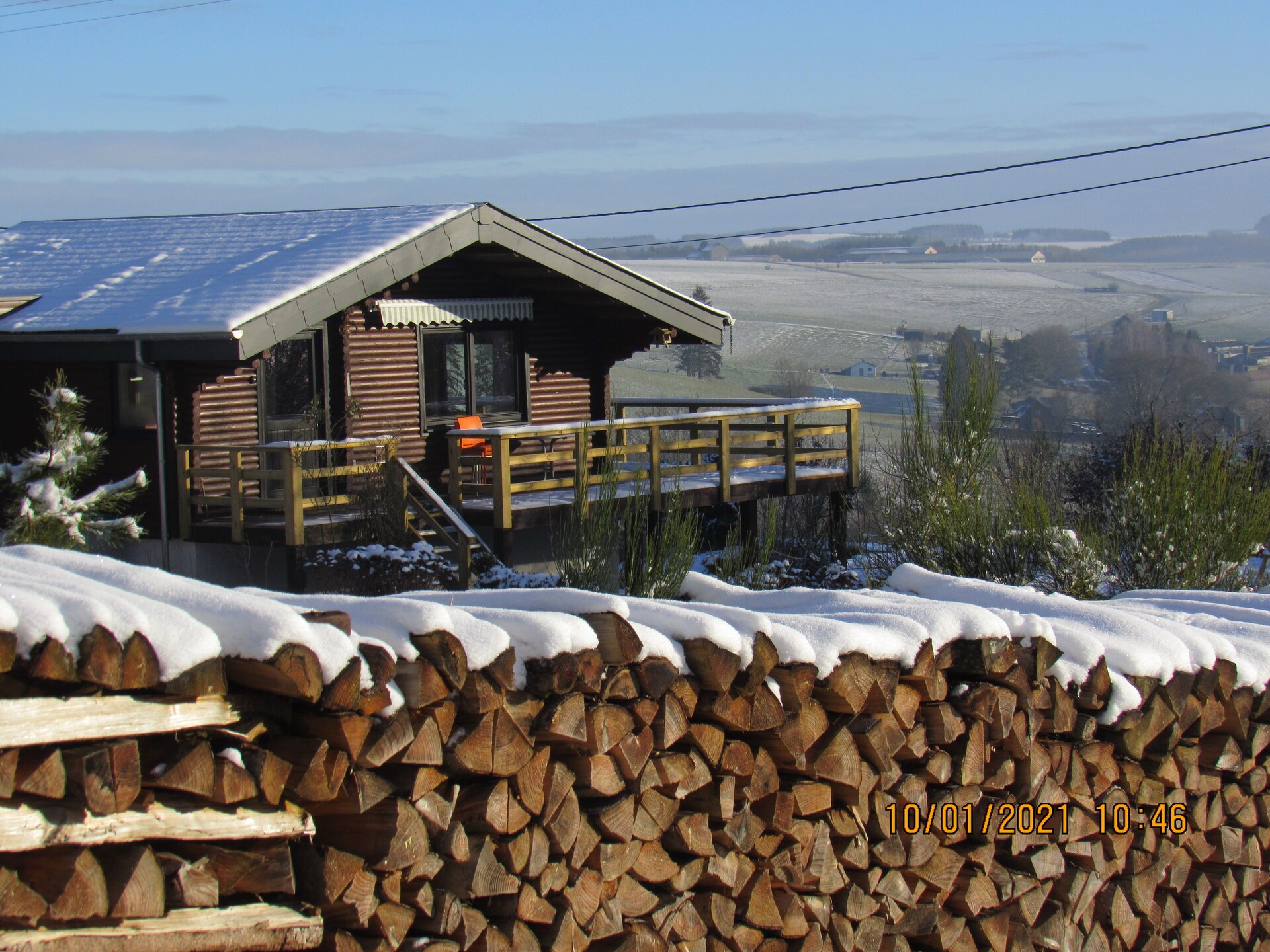 Authentiek 3-persoons chalet met pizza-oven in Tenneville - foto 11