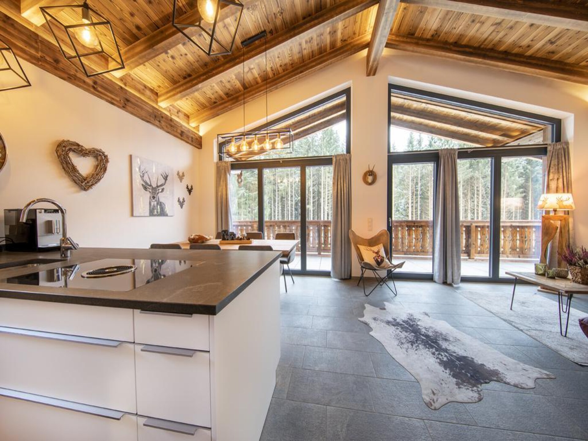 Luxe chalet aan de rand van Neukirchen met sauna en bergzicht - foto 29