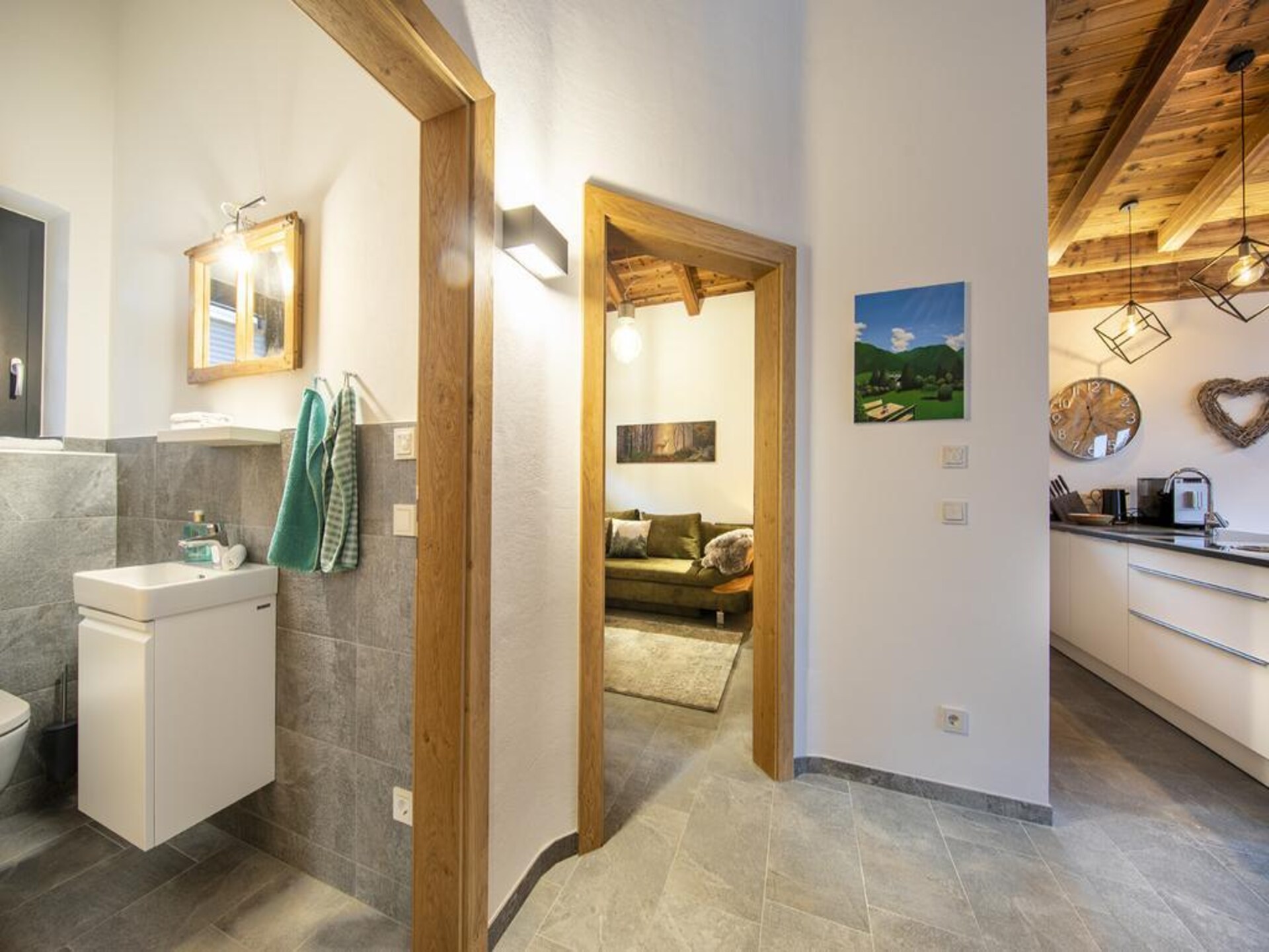 Luxe chalet aan de rand van Neukirchen met sauna en bergzicht - foto 30