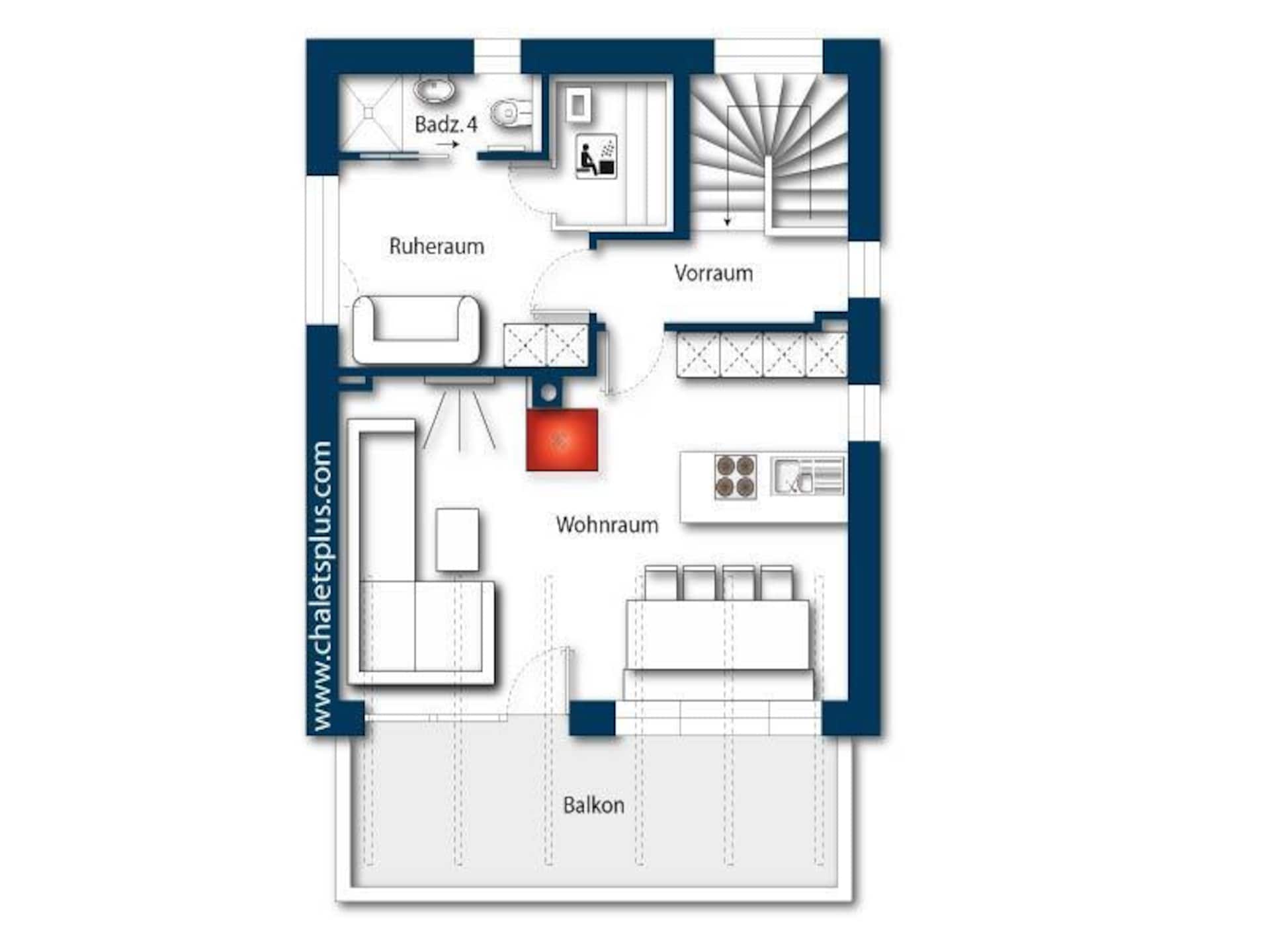 6-persoons luxe chalet aan de piste in Neukirchen · 125 m² - foto 41