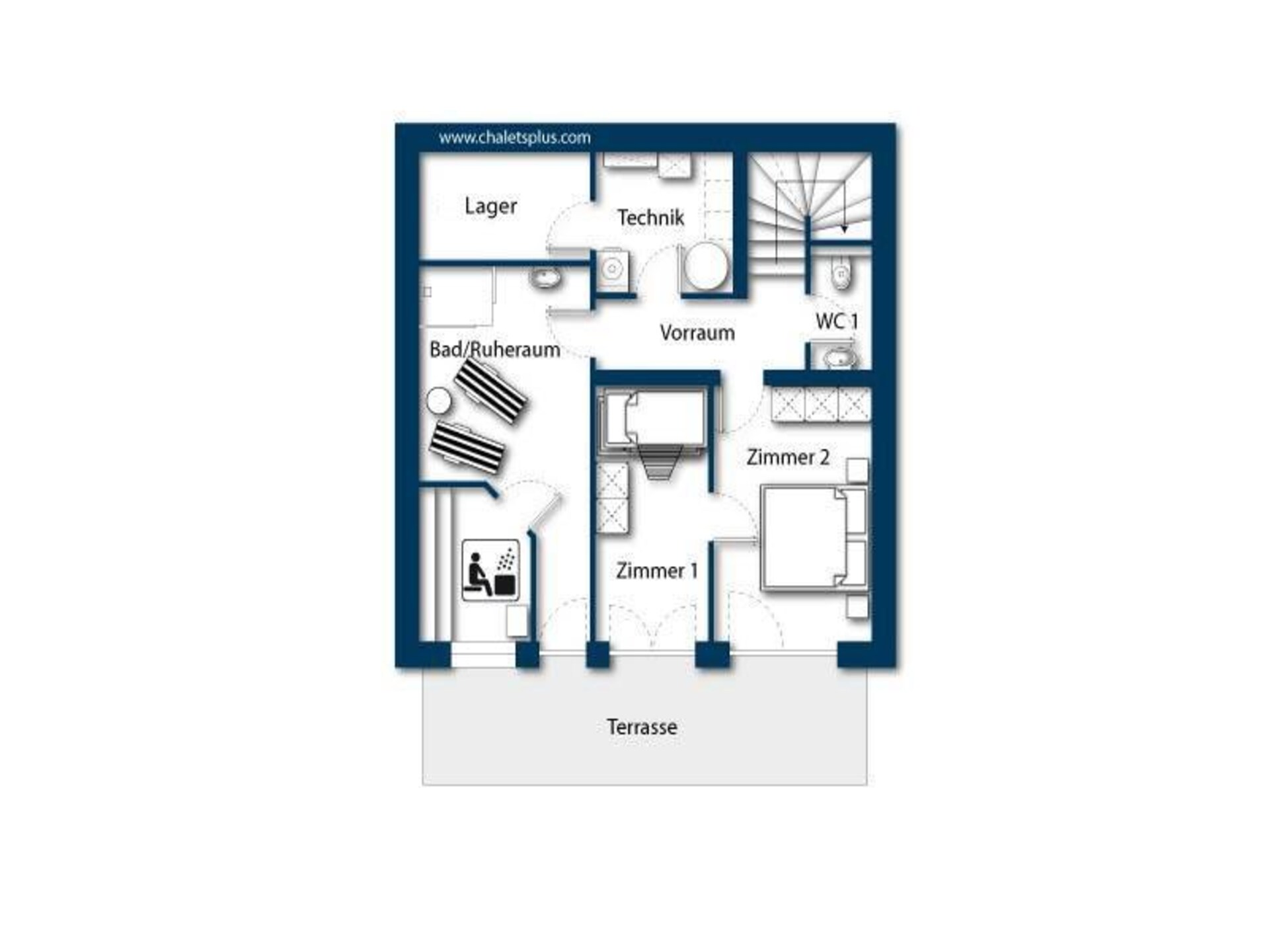 8-persoons luxe chalet aan de piste in Neukirchen · 195 m² - foto 45