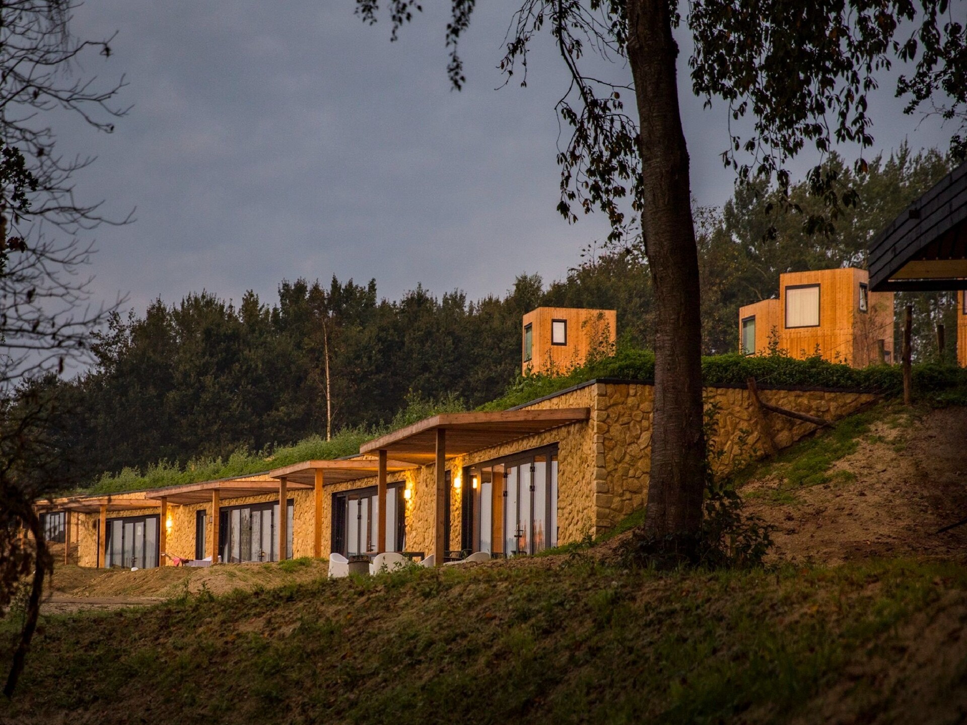 Modern Woodland-lodge in Resort Gulpen met tuin, 6 pers. - foto 17