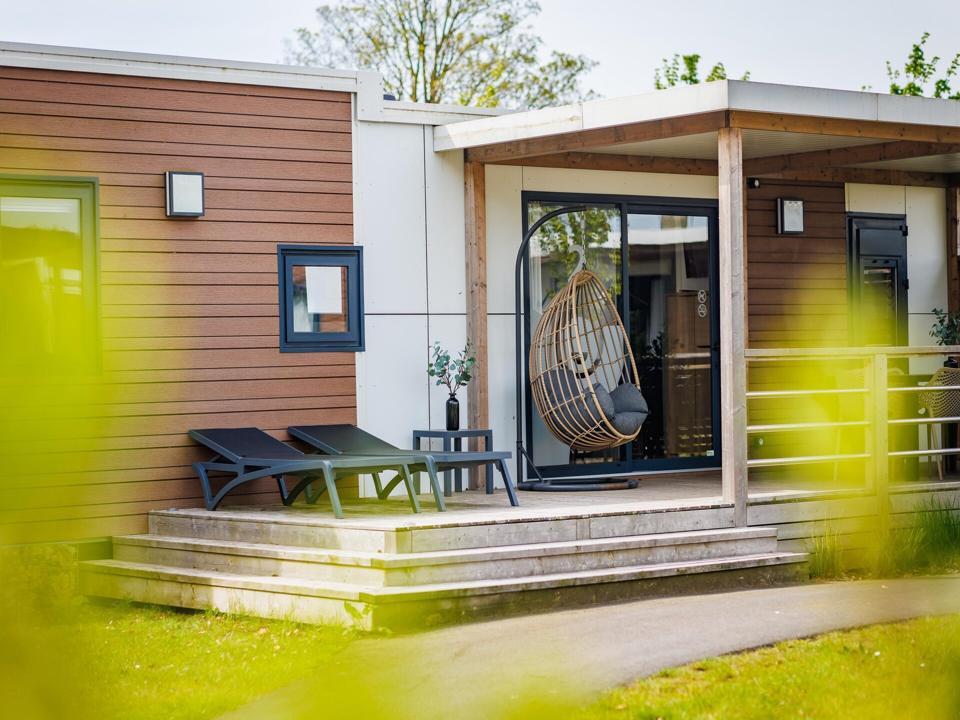 Eilandlodge: stijlvol chalet met veranda in hartje vakantiepark Maurik - foto 7
