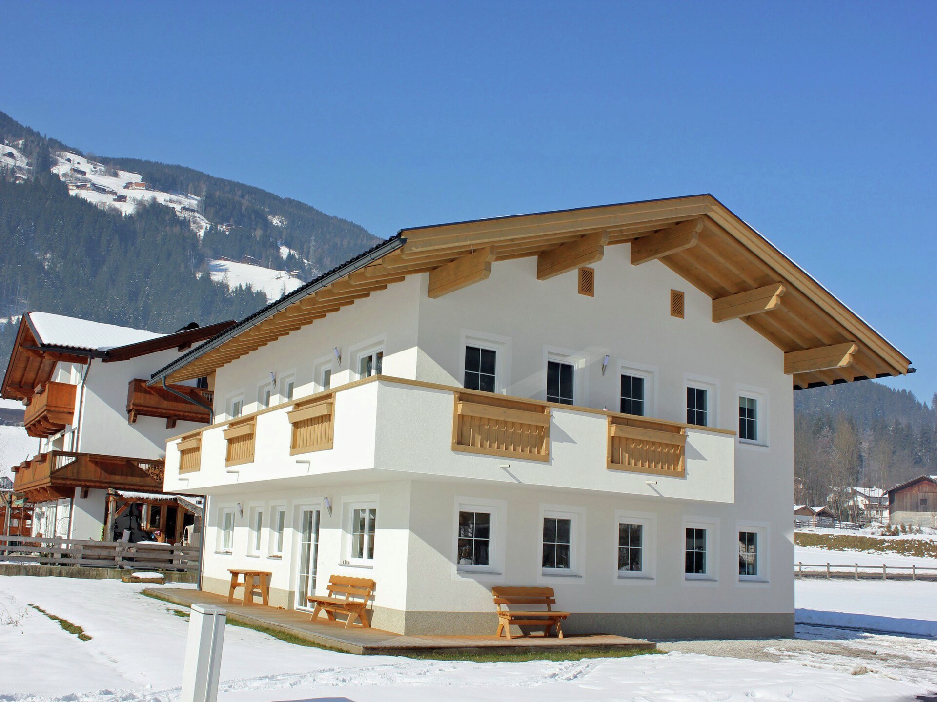 Ruim appartement in Aschau im Zillertal met 3 slaapkamers, 2 badkamers en skiberging - foto 41
