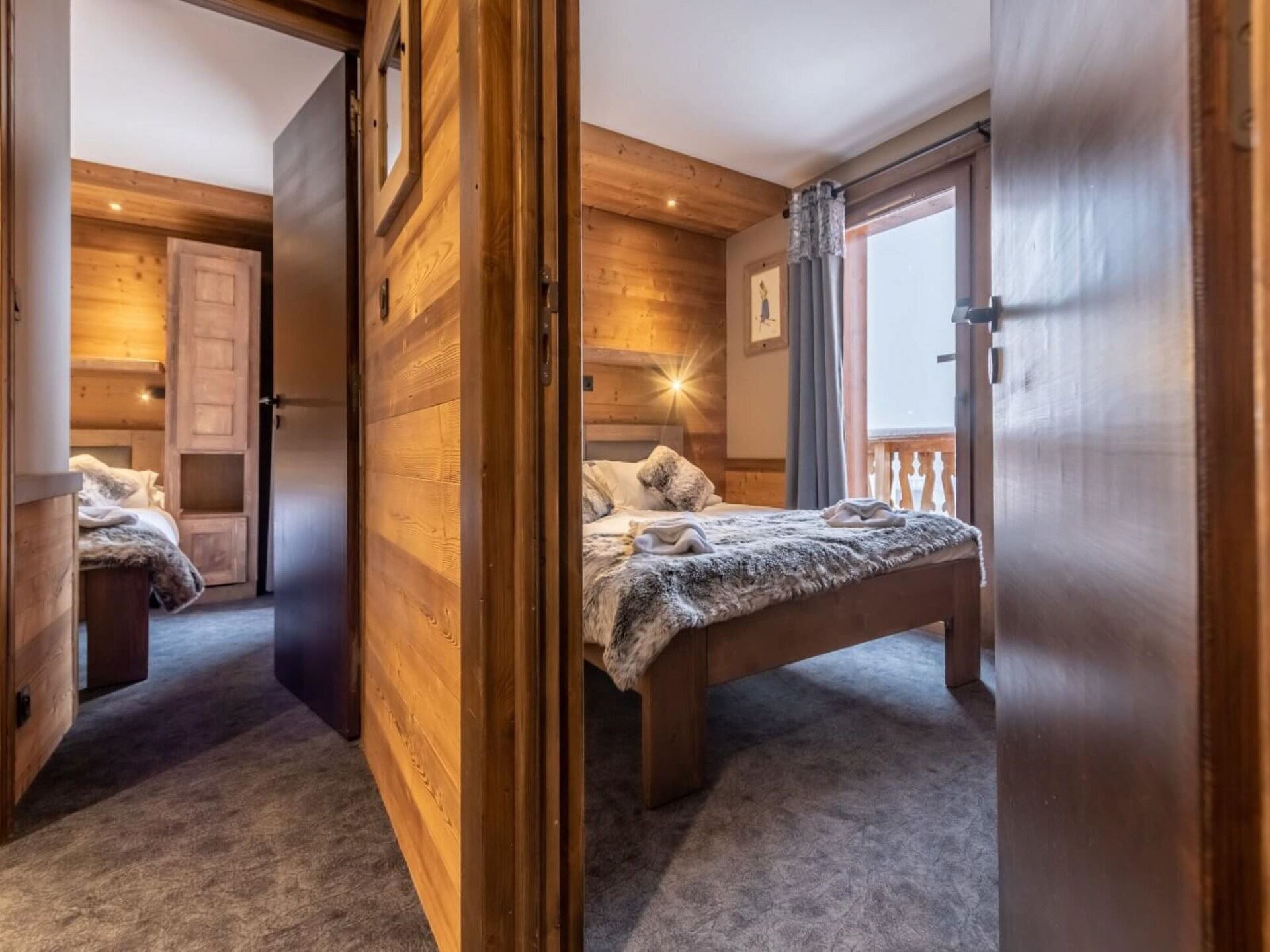 Ruim 6-slaapkamerappartement aan de piste met zwembad in Val Thorens - foto 13