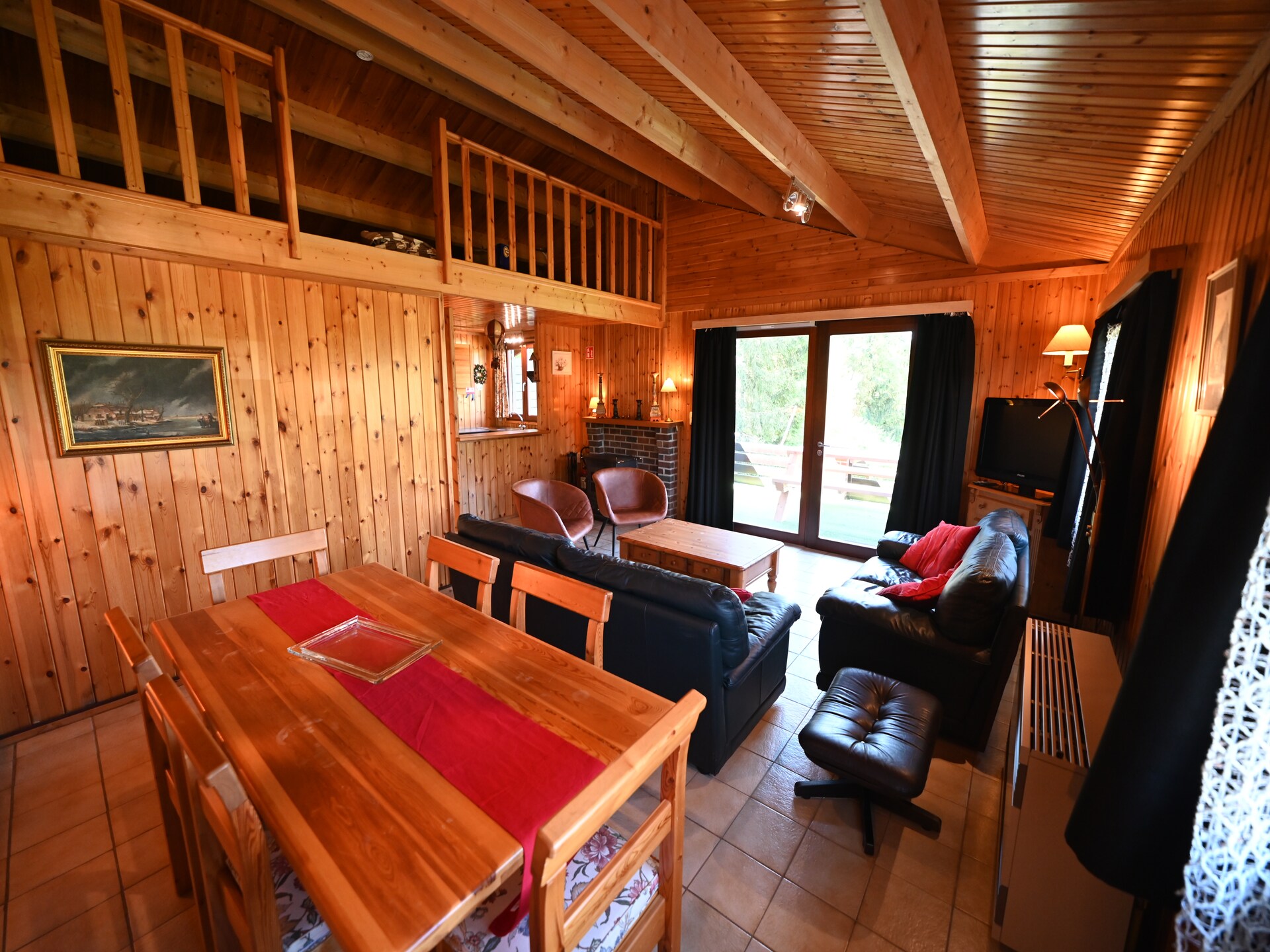 6-persoons chalet met hottub en Ourthe-uitzicht in Beffe - foto 24