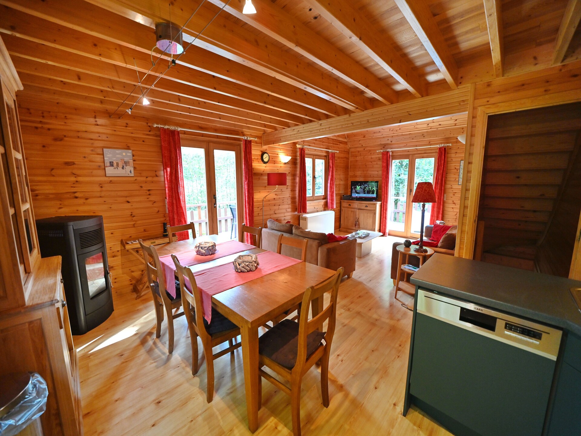 8-persoons chalet met sauna en pelletkachel in Biron - foto 19