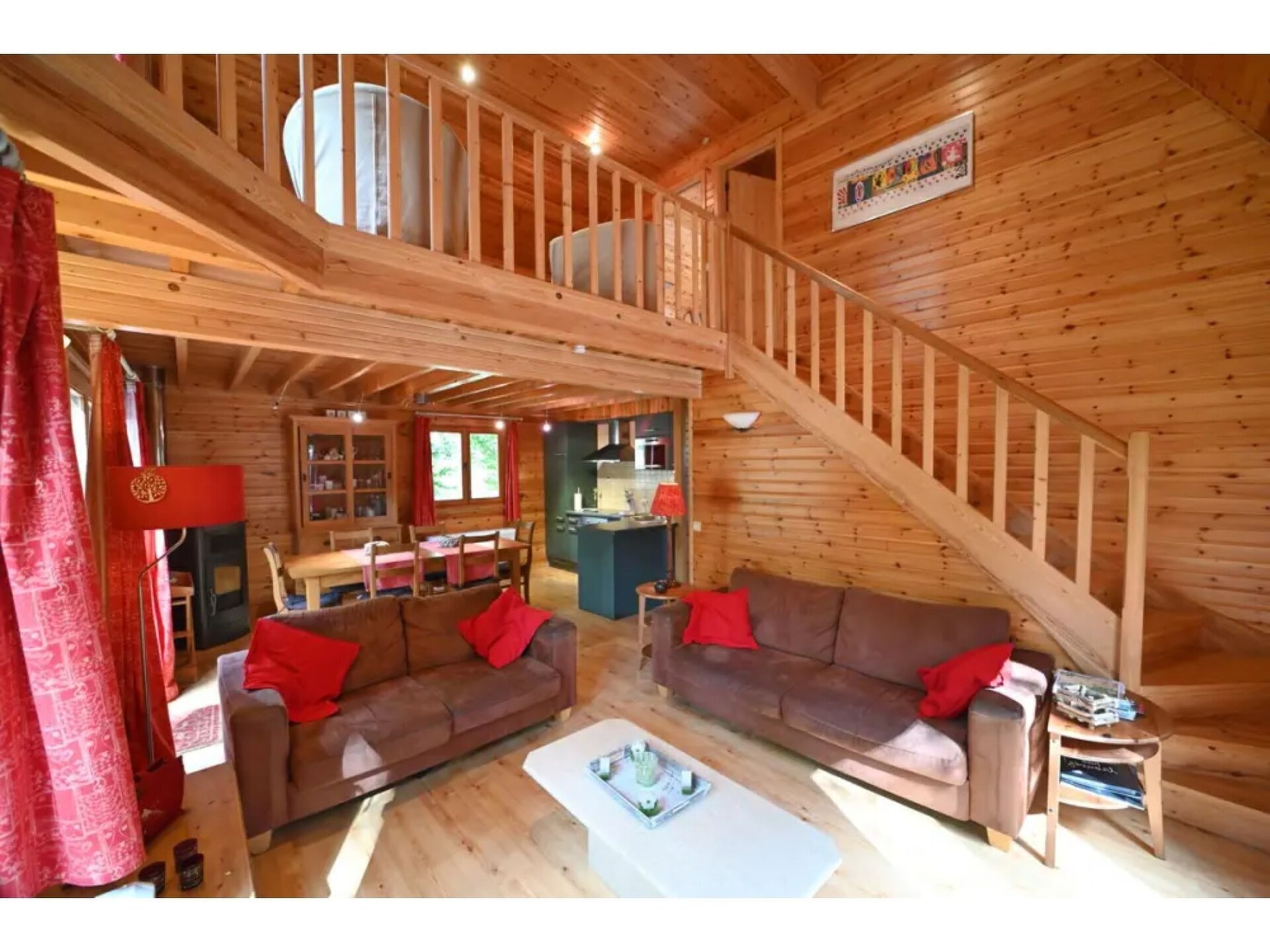 8-persoons chalet met sauna en pelletkachel in Biron - foto 22