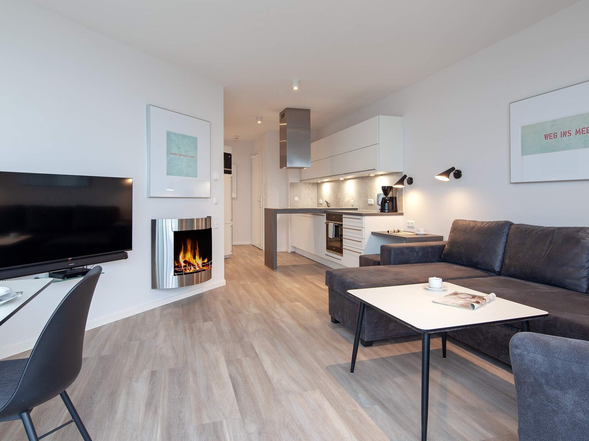 Appartement aan de Oostzee met panoramisch uitzicht op zee en jachthaven - foto 17
