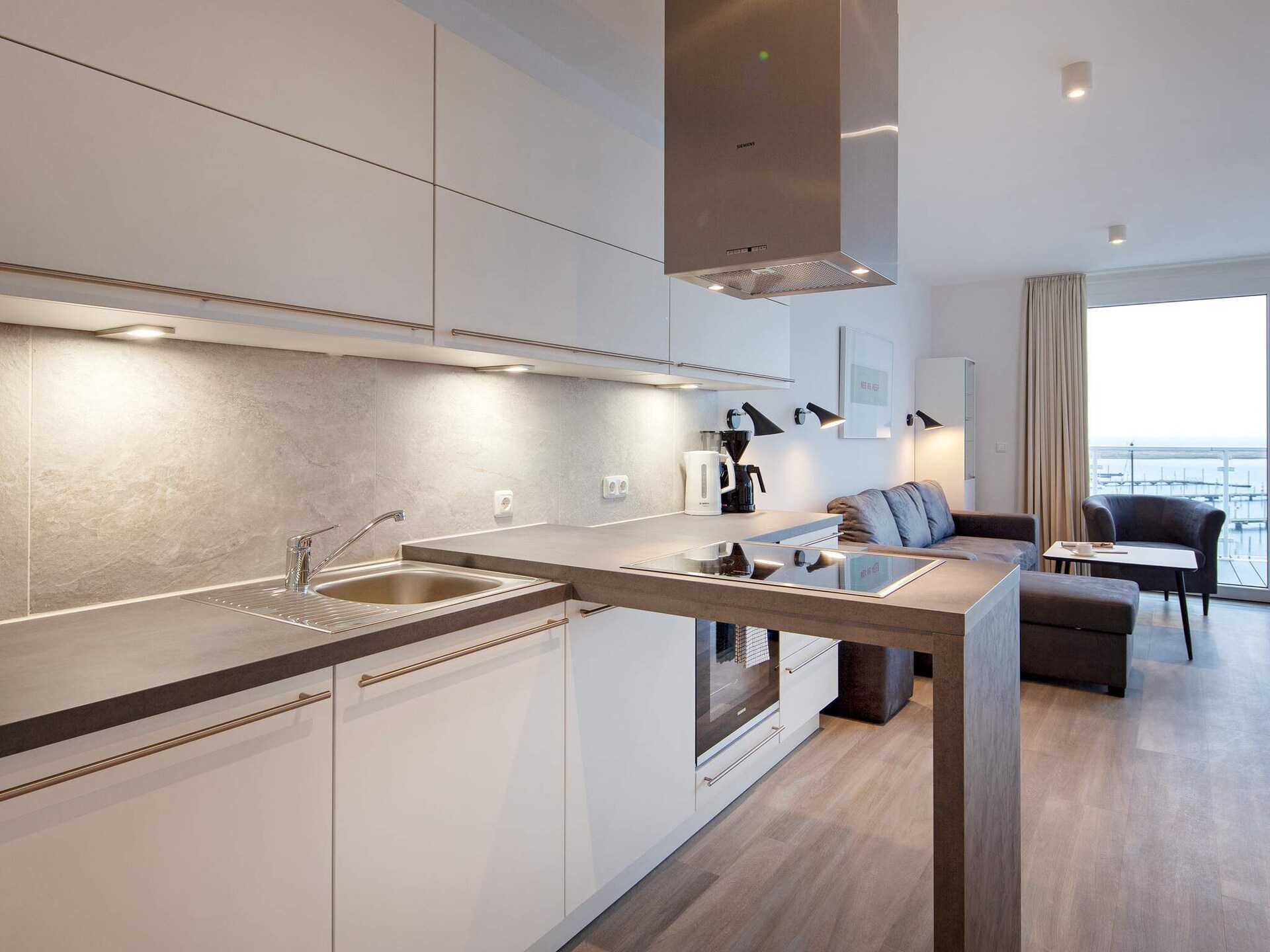 Appartement aan de Oostzee met panoramisch uitzicht op zee en jachthaven - foto 22