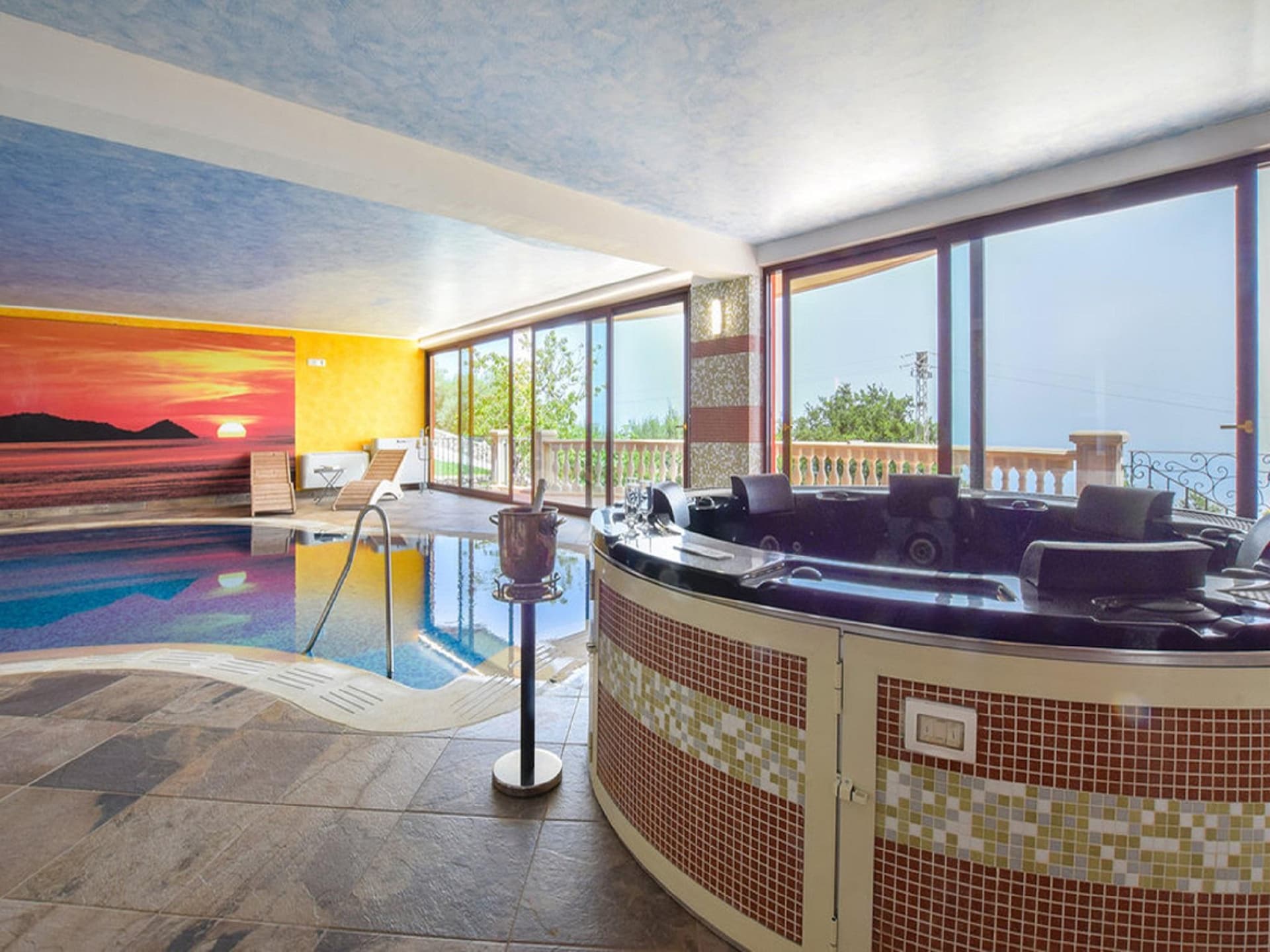 Ruime villa met panoramisch uitzicht, privézwembad en bubbelbad bij Gioiosa Marea - foto 33