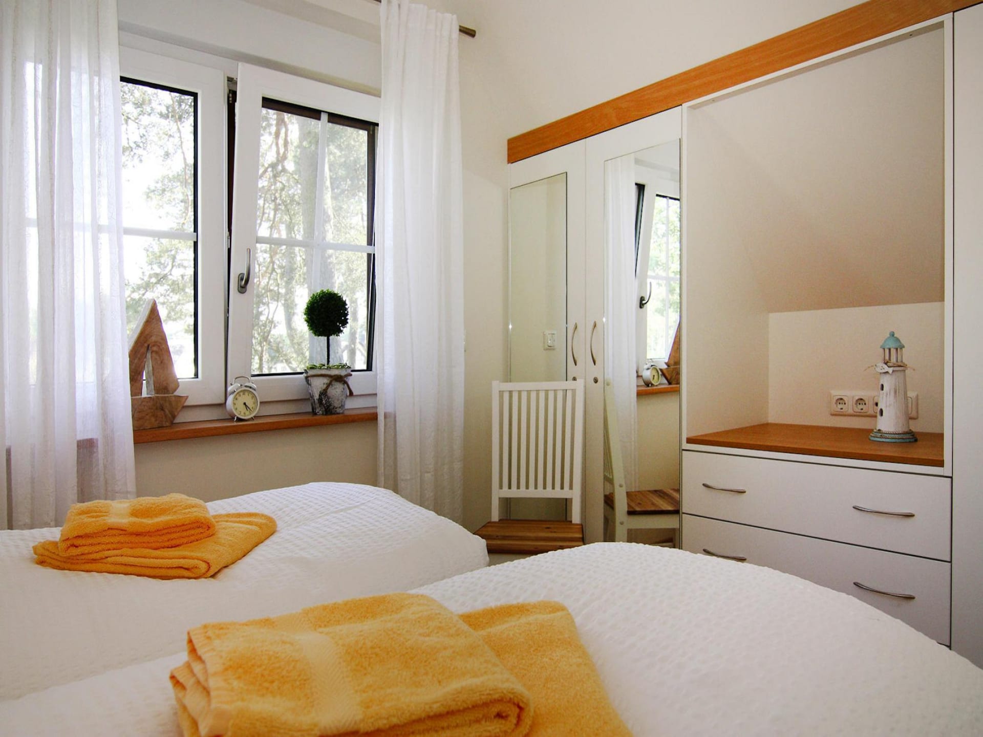 Kranichnest: Vrijstaand vakantiehuis met sauna aan de lagune van Usedom - foto 15