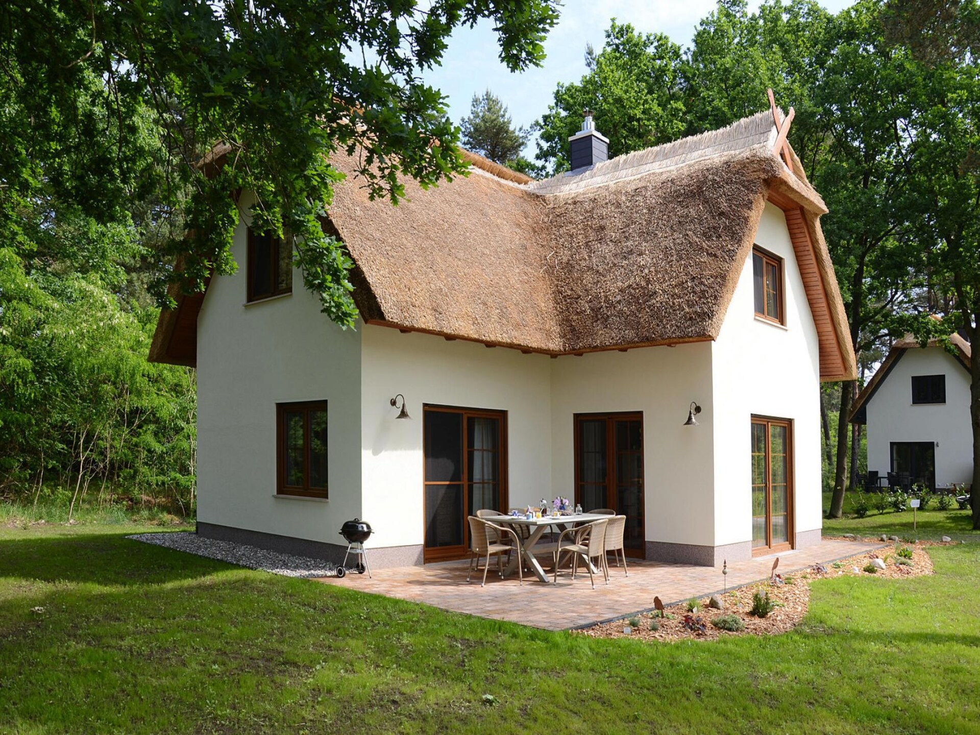 Kranichnest: Vrijstaand vakantiehuis met sauna aan de lagune van Usedom - foto 3