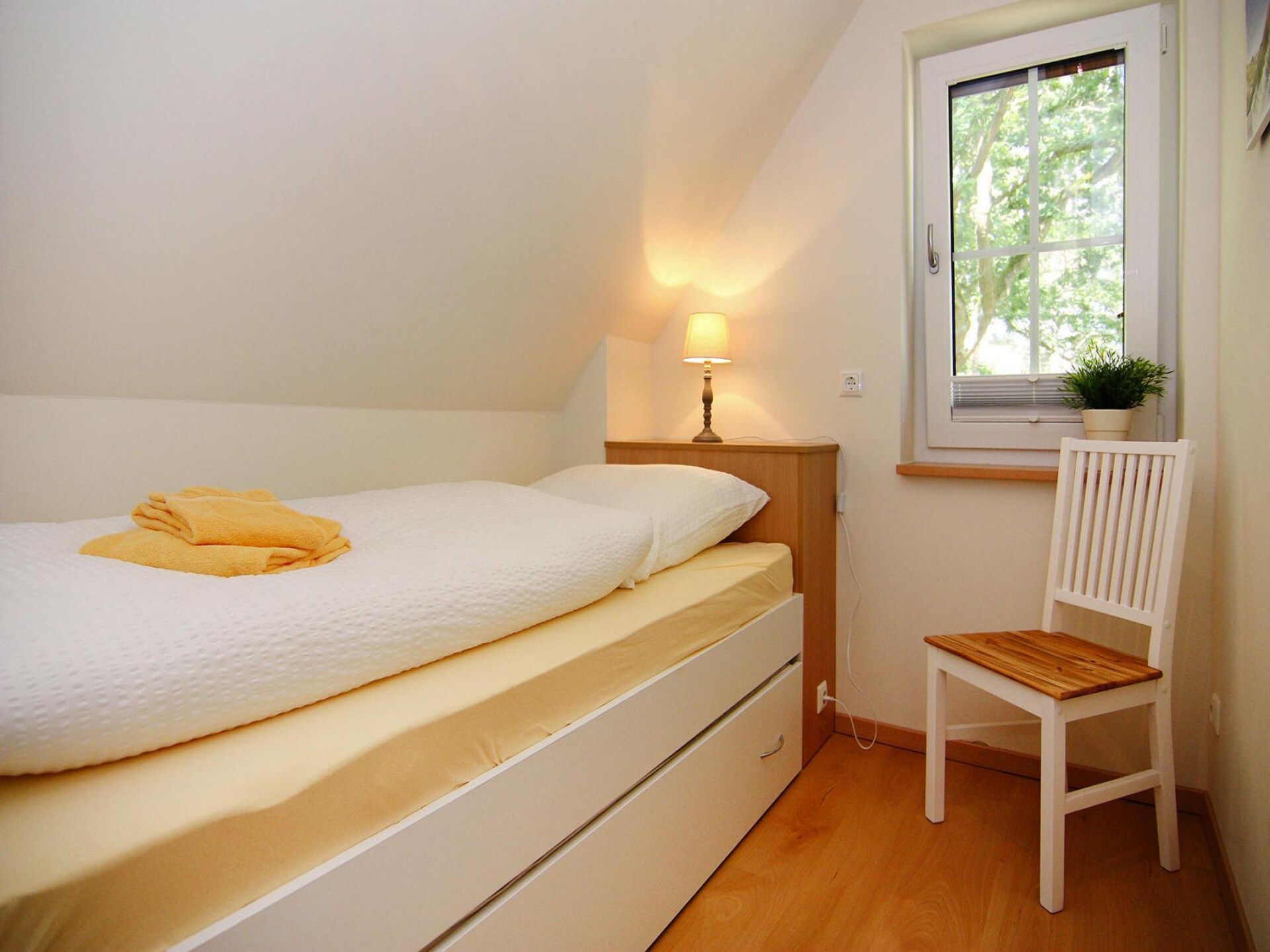 Kranichnest: Vrijstaand vakantiehuis met sauna aan de lagune van Usedom - foto 12