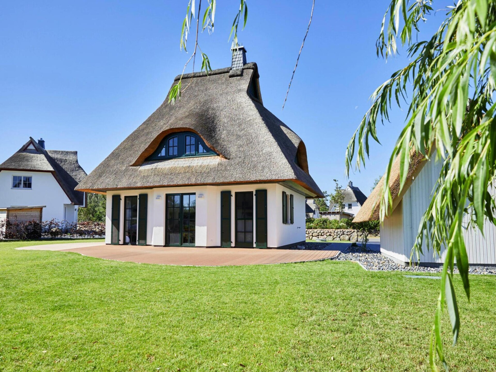 Rieten droom aan de lagune: luxe saunahuis vlakbij het water in Fuhlendorf - foto 6