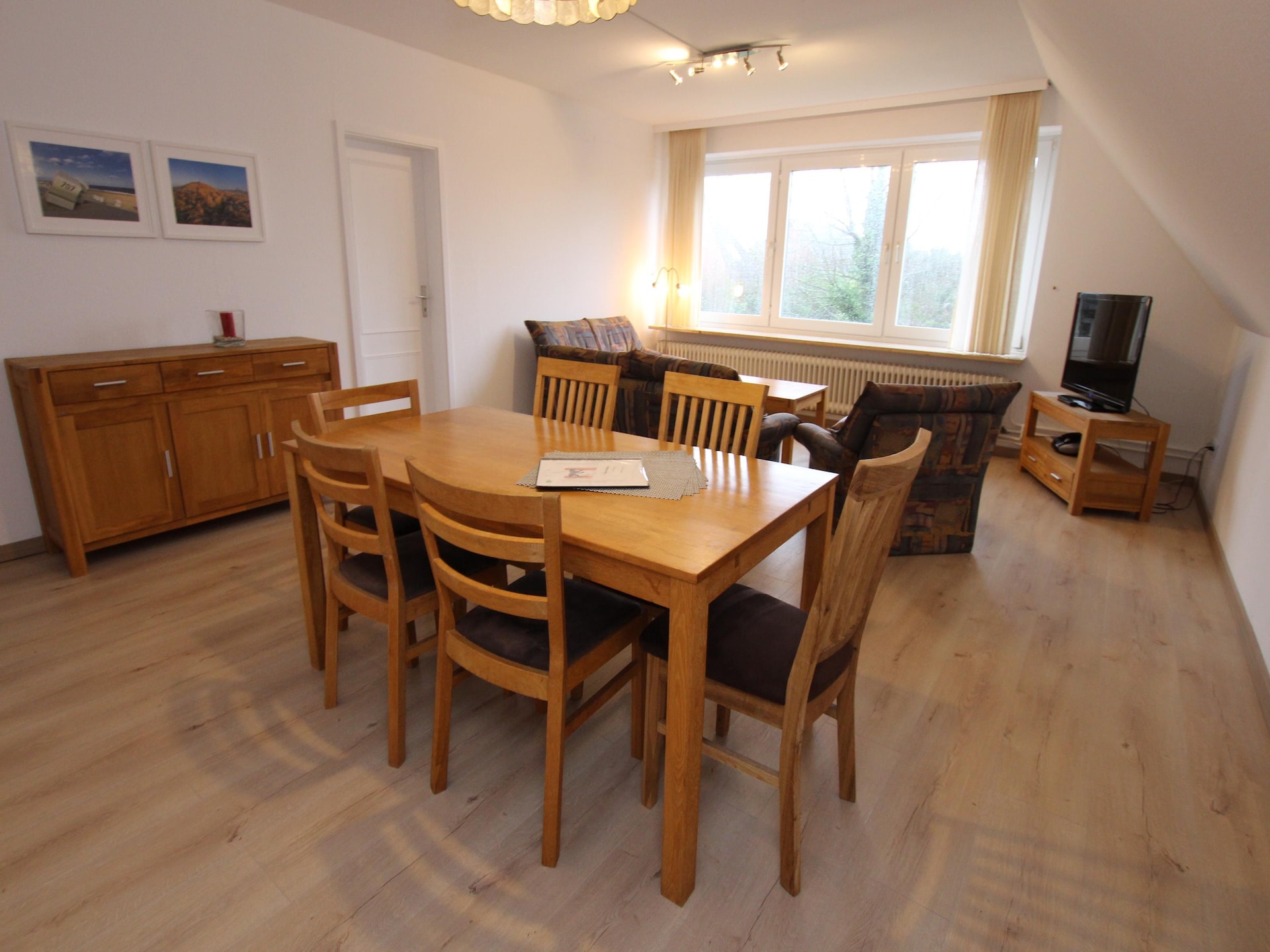 Op 1,0 km van zee: Ruim appartement voor 6 personen in Westerland - foto 4