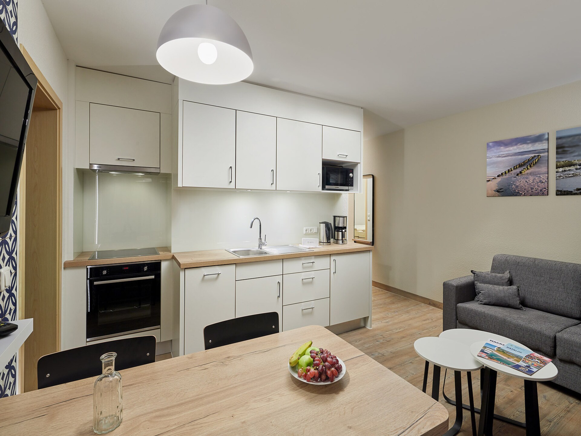 Appartement Luv/Lee op 500m van het Oostzeestrand in Weissenhäuser Strand - foto 4