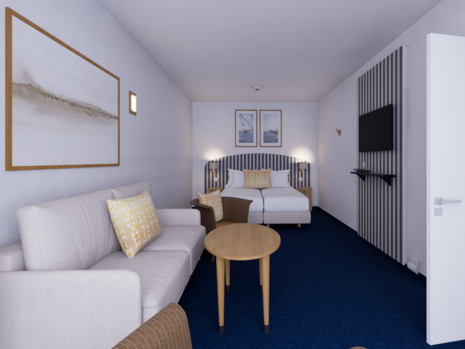Licht appartement op 200 meter van het strand in Binz, met balkon en wifi - foto 12