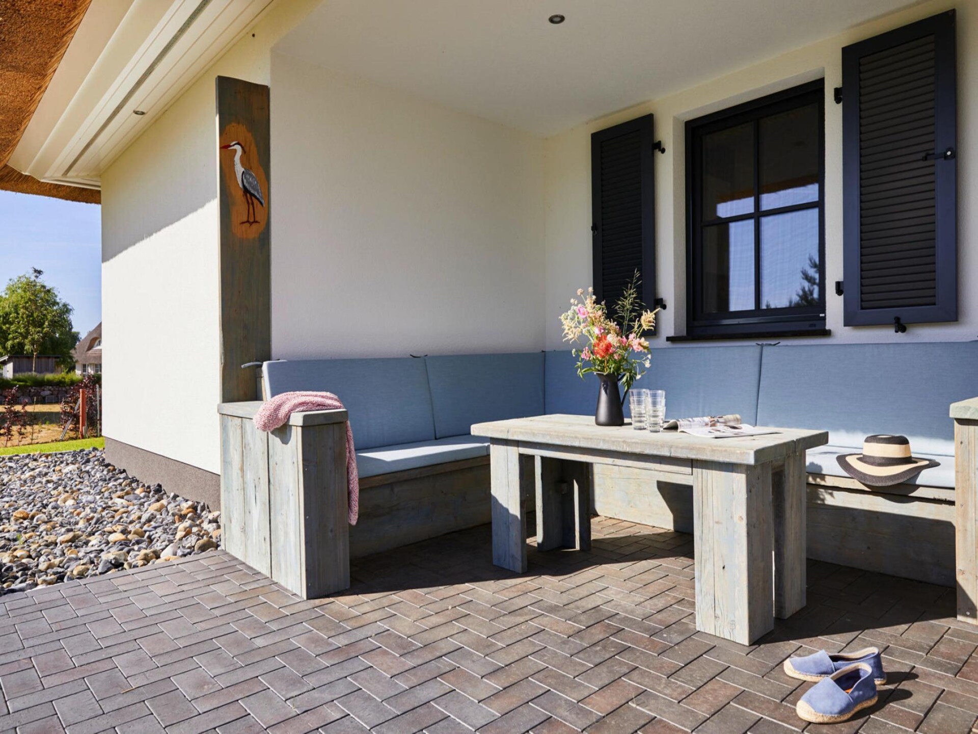 Rieten droom aan de lagune: luxe vakantiehuis voor 8 personen in Fuhlendorf - foto 29