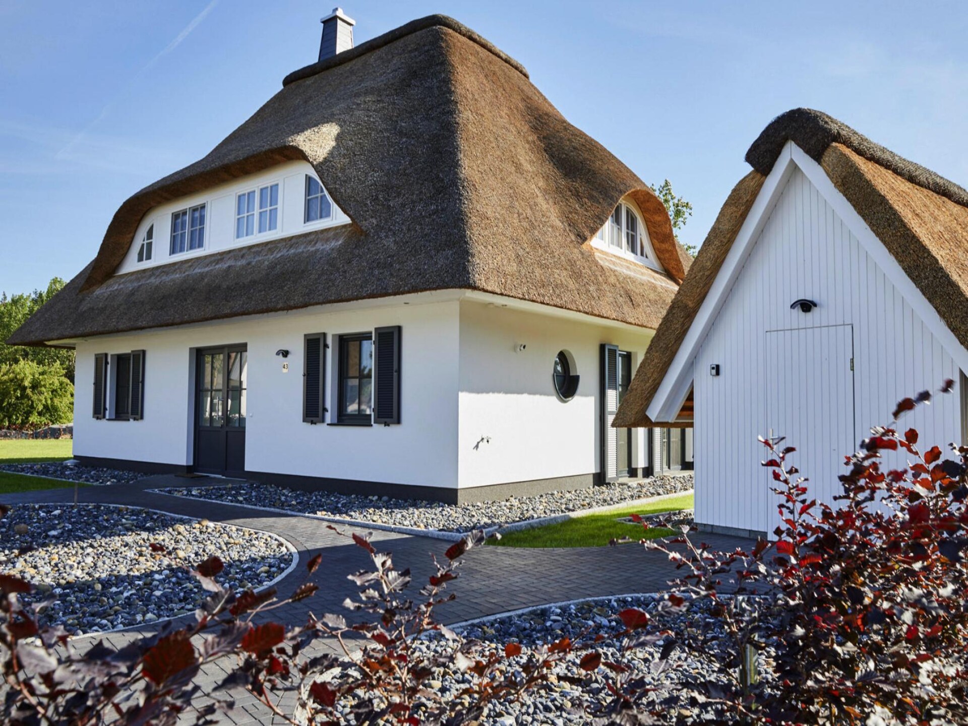 Rieten droom aan de lagune: luxe vakantiehuis voor 8 personen in Fuhlendorf - foto 30