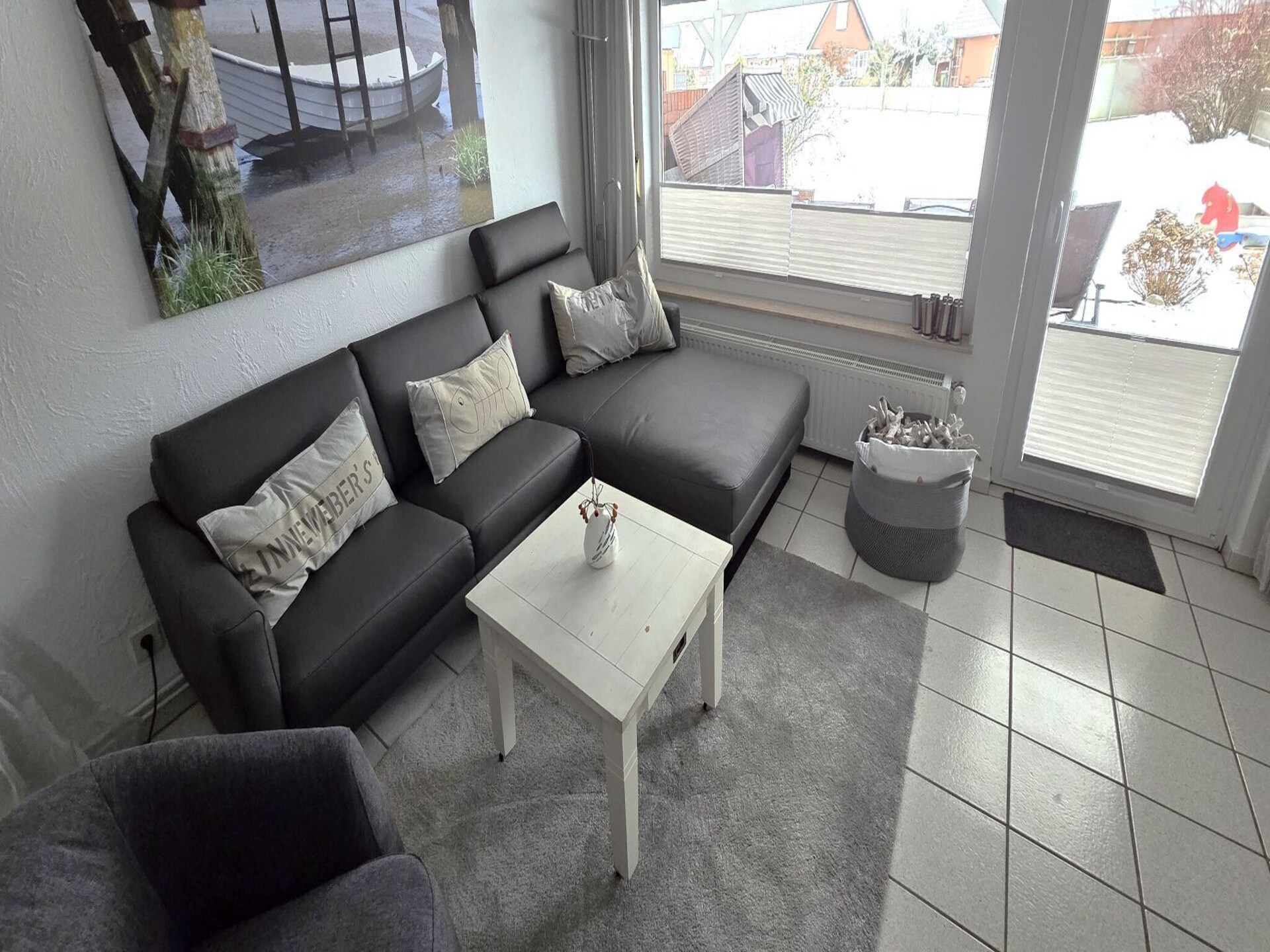 Op 300 m van zee: Rustgevend vakantiehuis in centrum Friedrichskoog-Spitze - foto 2