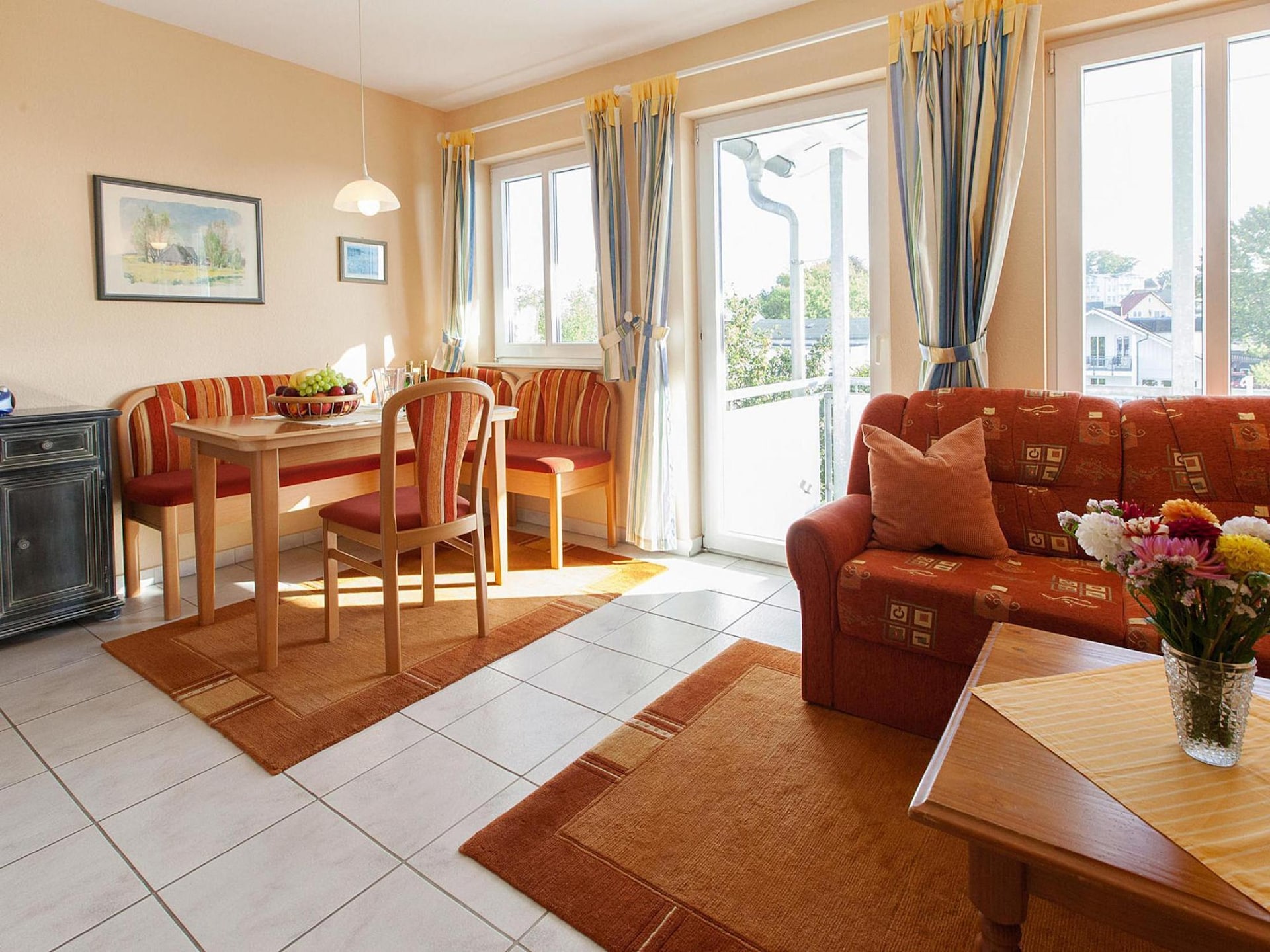 Licht appartement voor 4 bij strand Göhren, honden welkom - foto 3