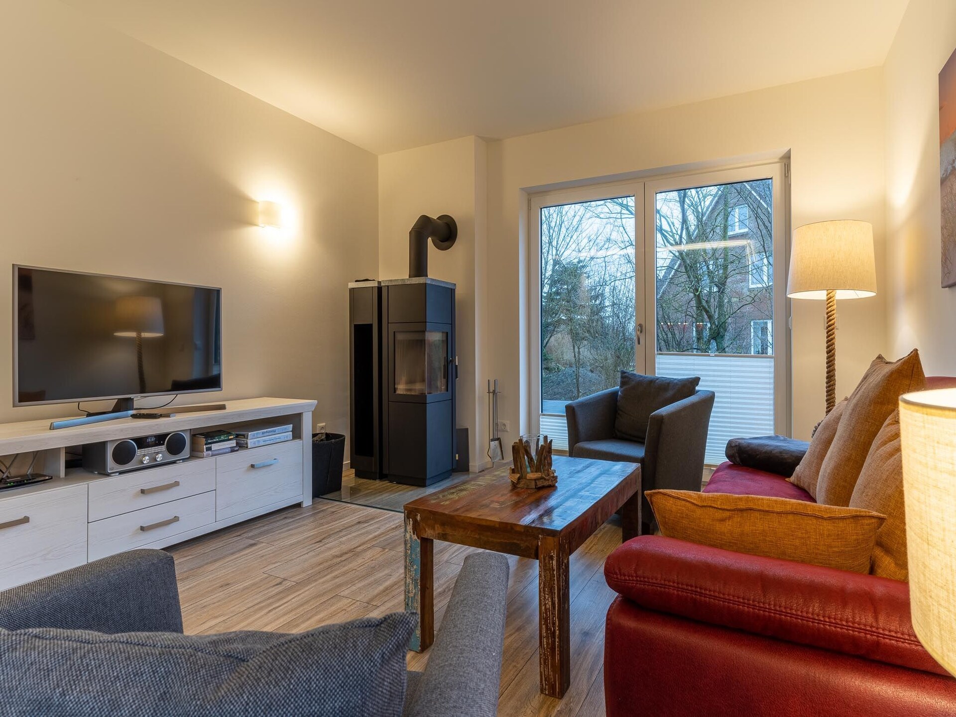 Doppelhaus Piratengold: modern vakantiehuis met sauna, haard en tuin in Ording - foto 2