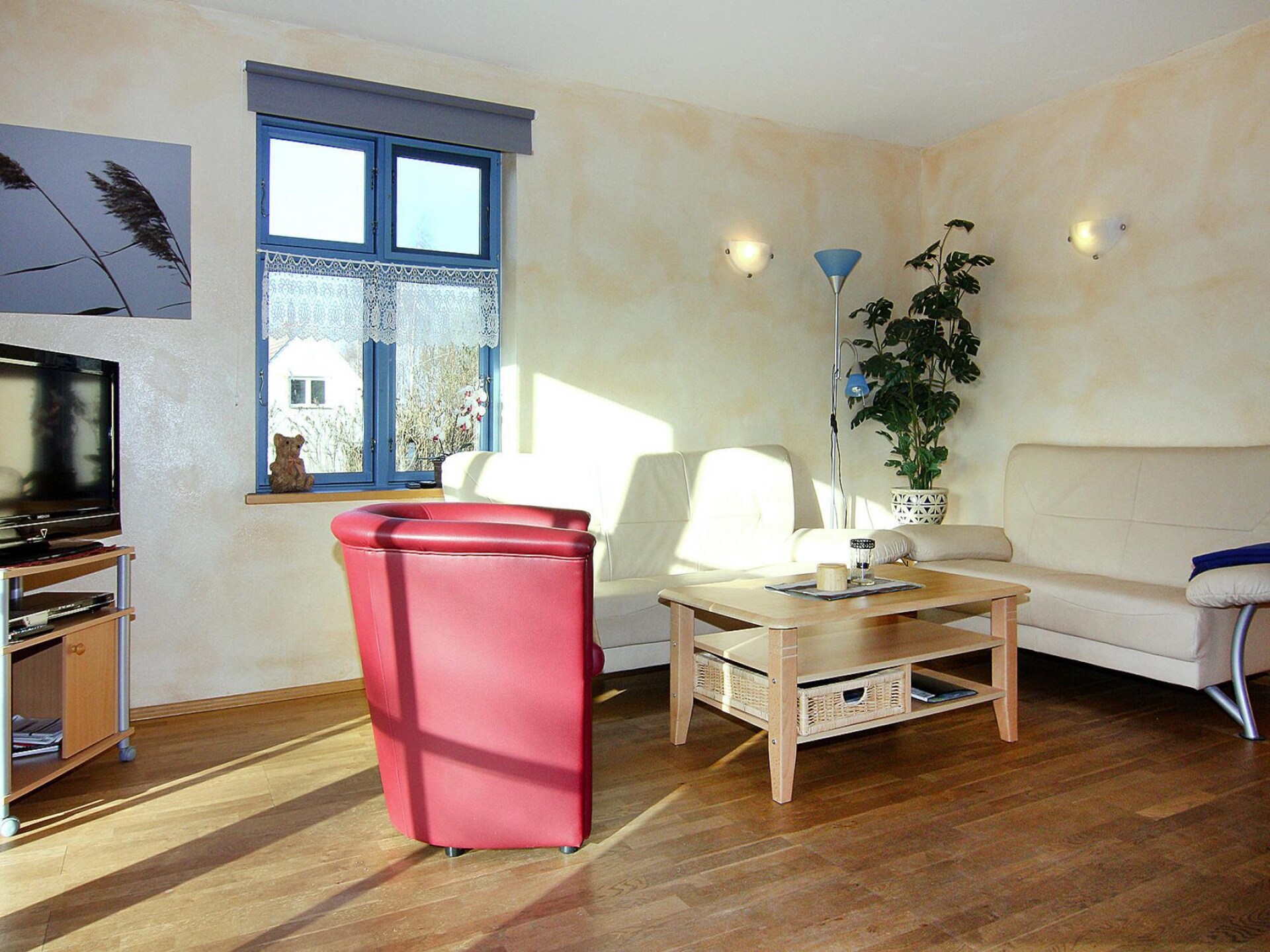 Rietgedekt vakantiehuis met sauna en open haard in Vieregge, Rügen - foto 4