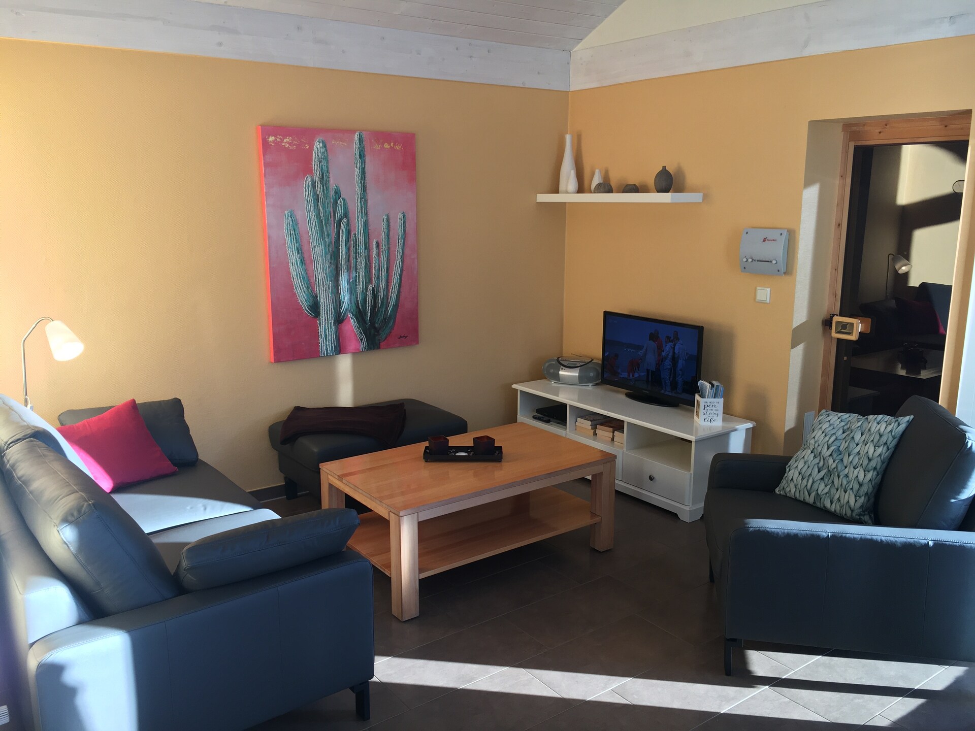 Vrijstaand huis met sauna, haard & roeiboot op 250m van de Müritz - foto 7