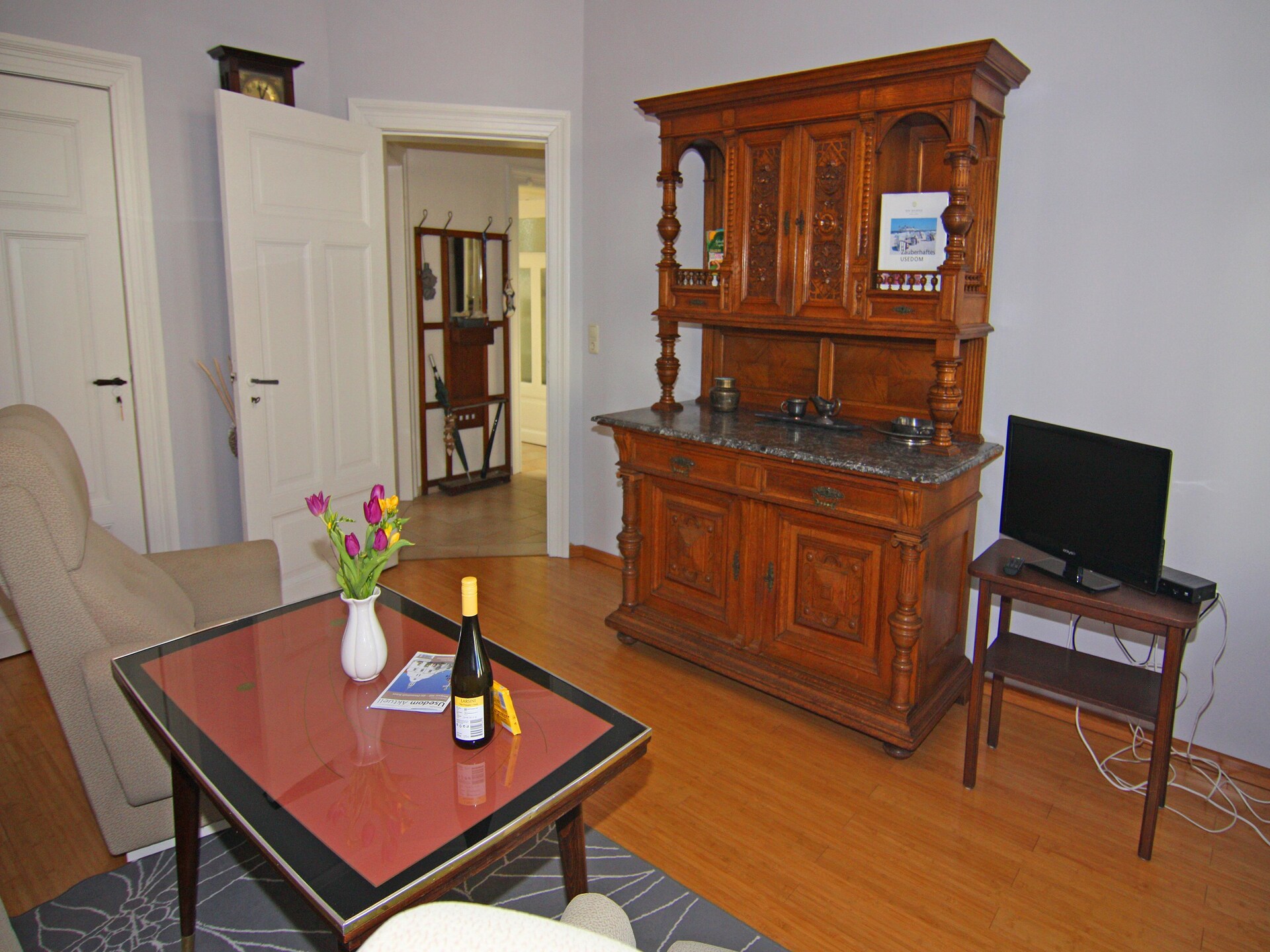 Sfeervol appartement in Villa See-Eck, 200 meter van strand Ahlbeck - foto 9