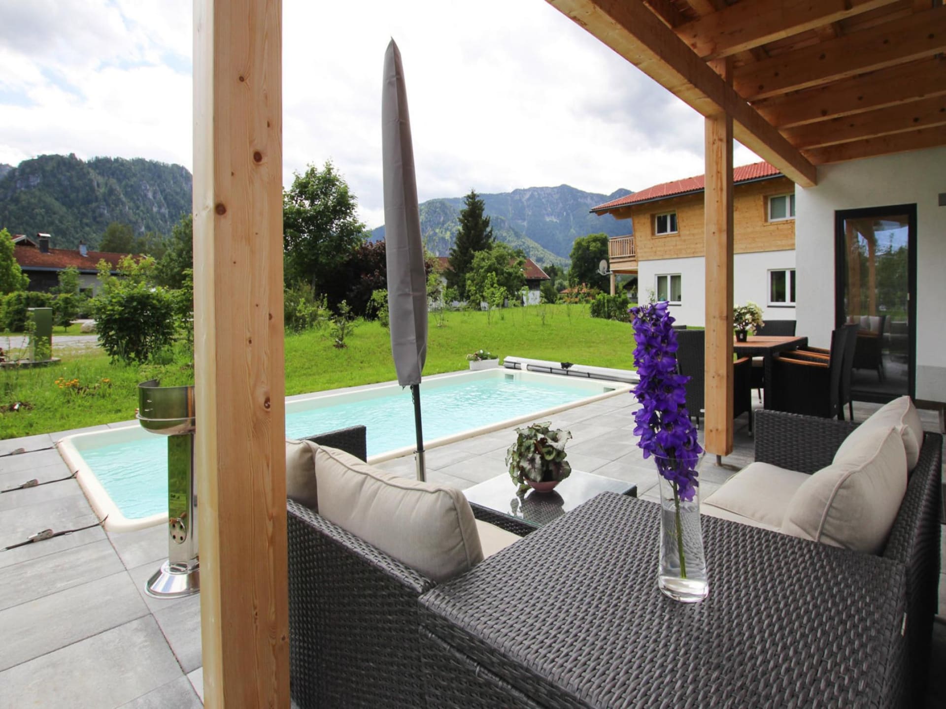 Aan de piste: Luxe chalet in Inzell met privézwembad voor 6 personen - foto 5