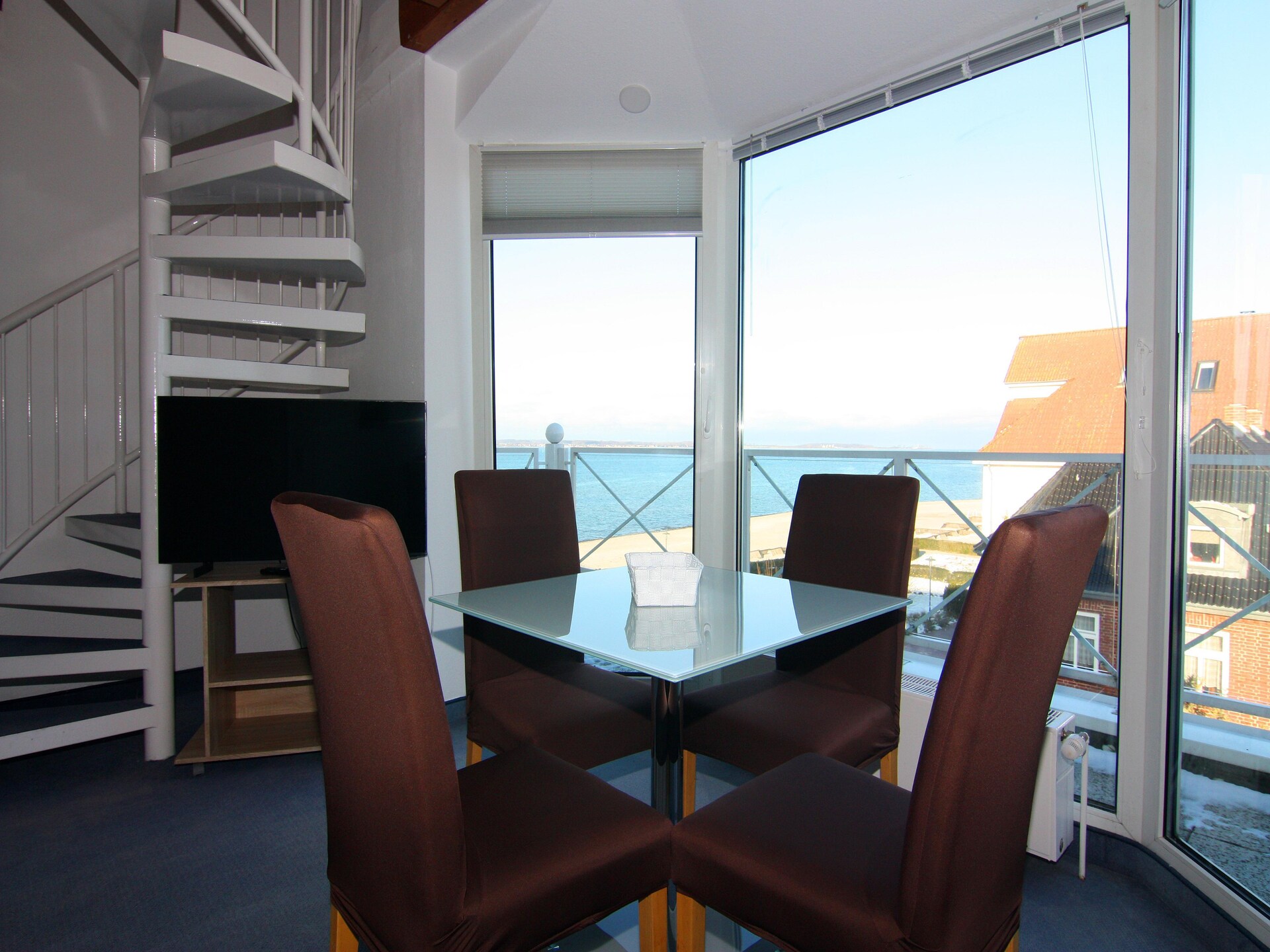 Chic appartement met balkon en uitzicht op de Kiel Fjord, 50m van het strand - foto 14