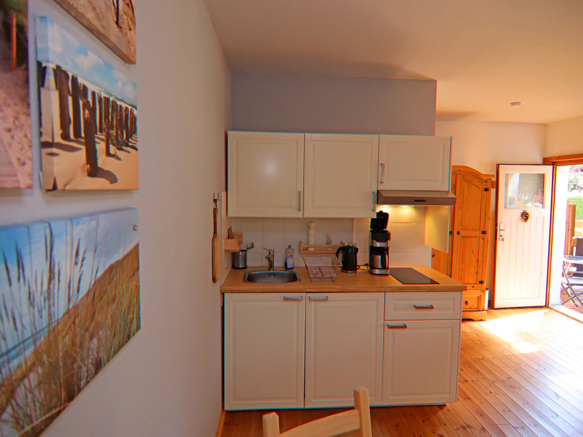 Op 300 m van het meer: Knus appartement Relax DZ Ap5 in Mirow - foto 9