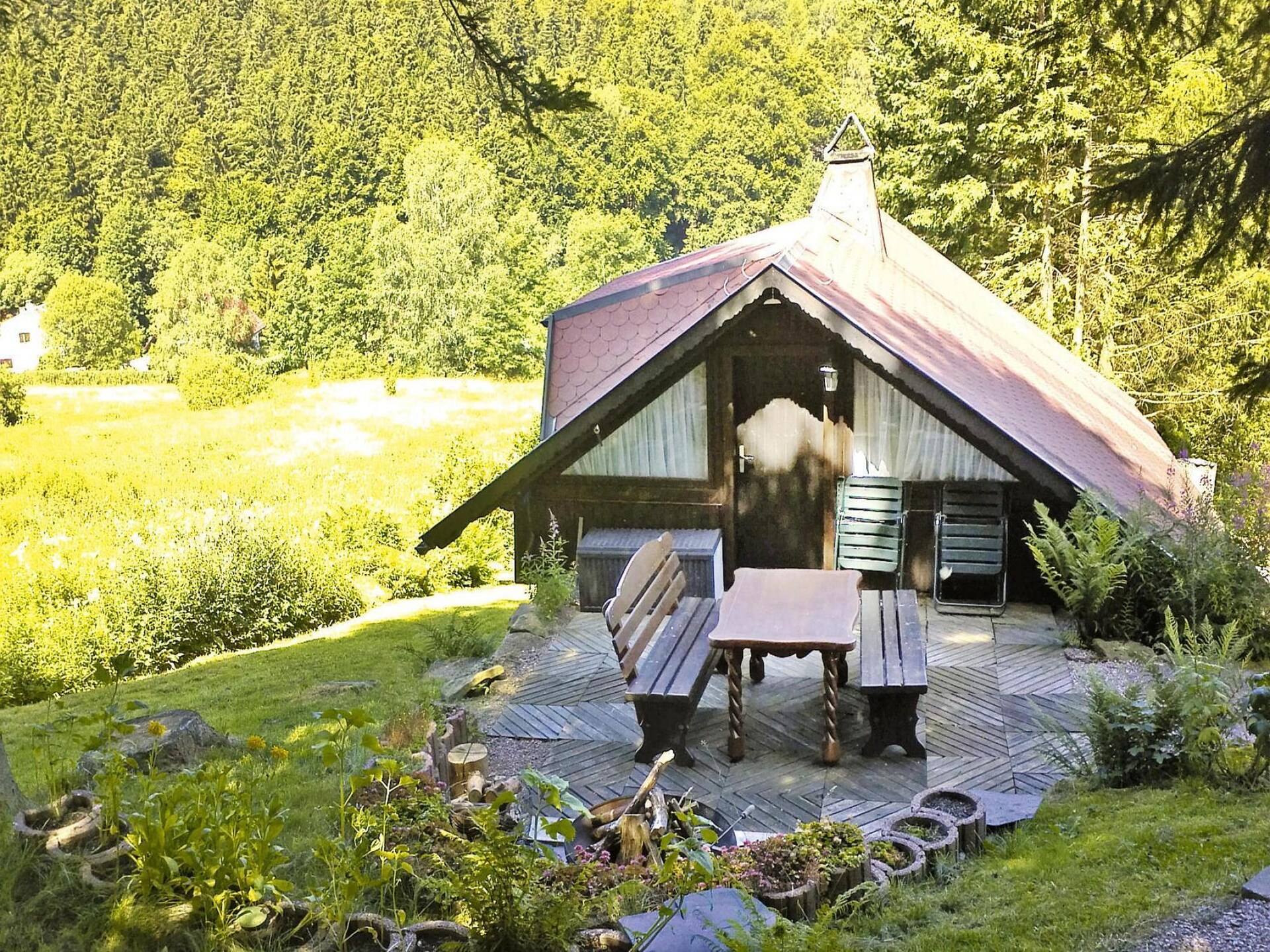 Vrijstaand vakantiehuis met bergzicht in Oberschönau, Thüringer Woud - foto 30