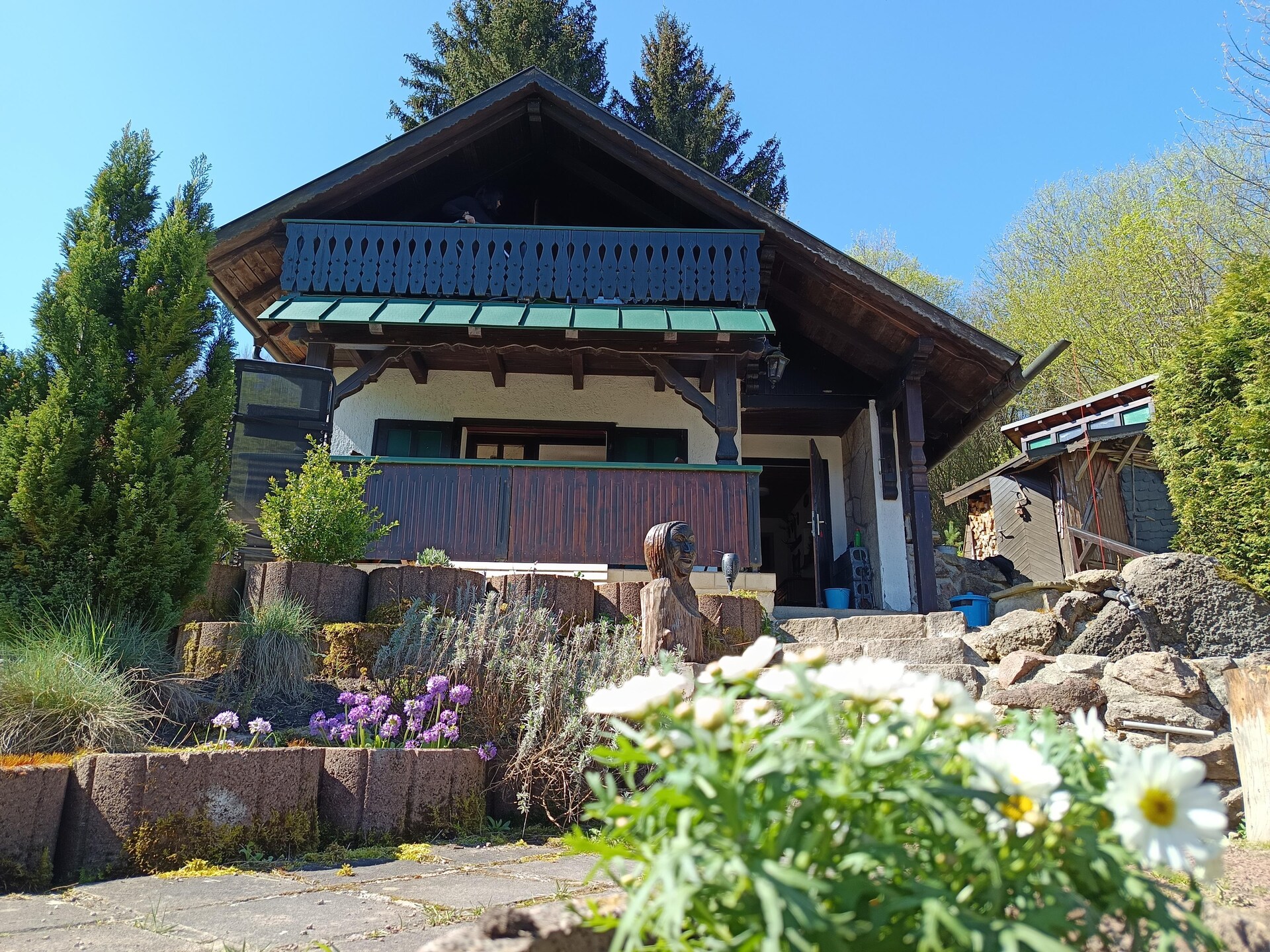 Vrijstaand vakantiehuis met bergzicht in Oberschönau, Thüringer Woud - foto 8