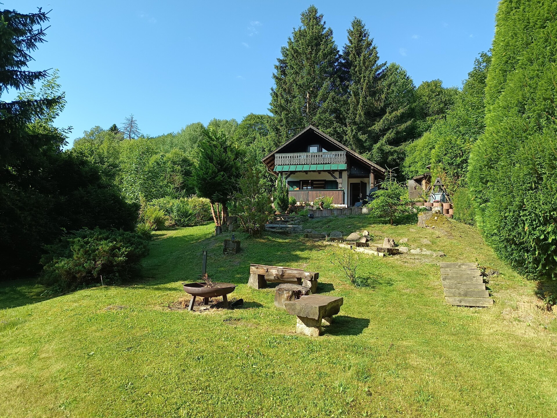 Vrijstaand vakantiehuis met bergzicht in Oberschönau, Thüringer Woud - foto 10