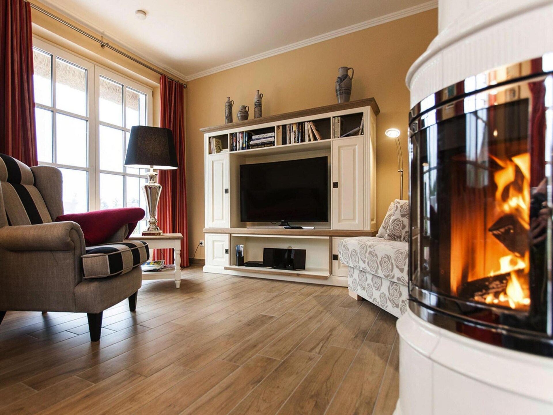 Aan het meer: Luxe rietgedekt vakantiehuis in Fuhlendorf - foto 9