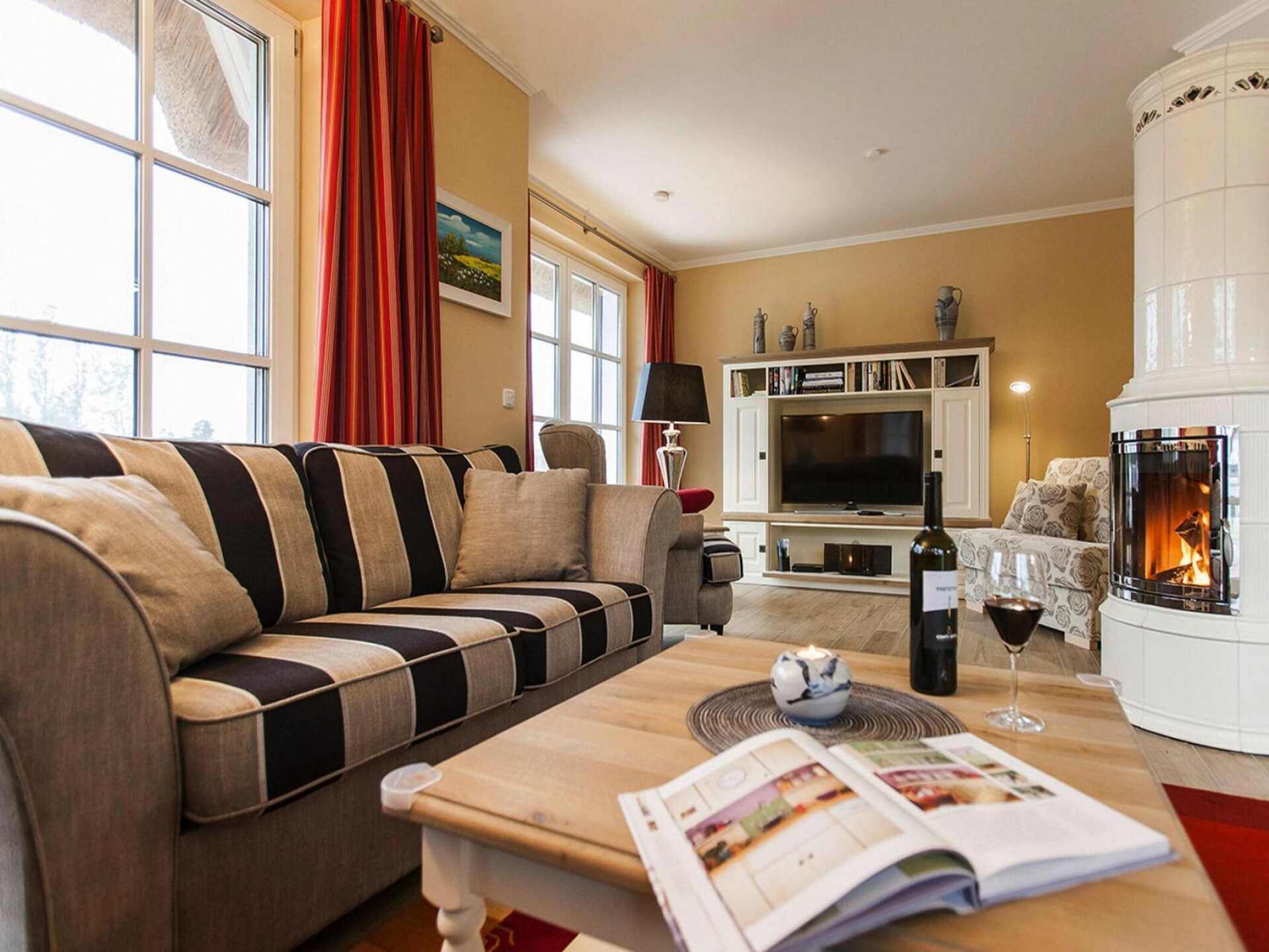 Aan het meer: Luxe rietgedekt vakantiehuis in Fuhlendorf - foto 13