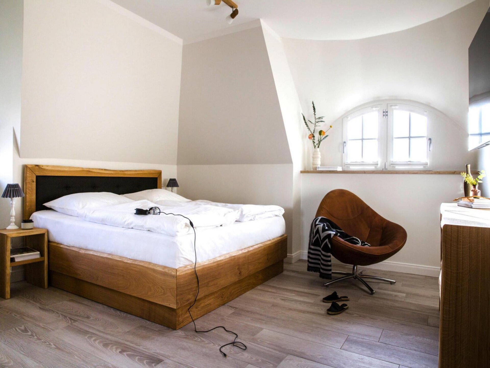 Reetgedekt vakantiehuis Seeadler 65 met sauna, 100m van de lagune - foto 6
