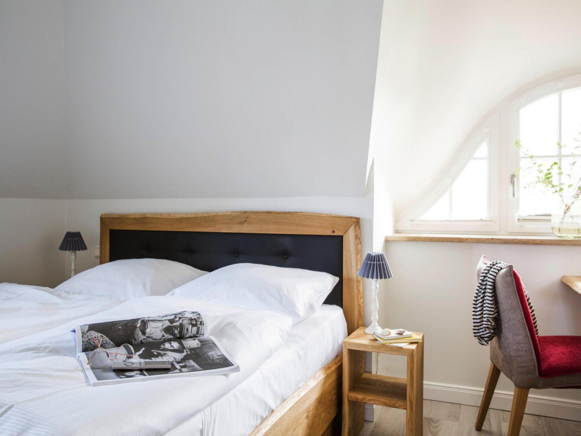 Reetgedekt vakantiehuis Seeadler 65 met sauna, 100m van de lagune - foto 15